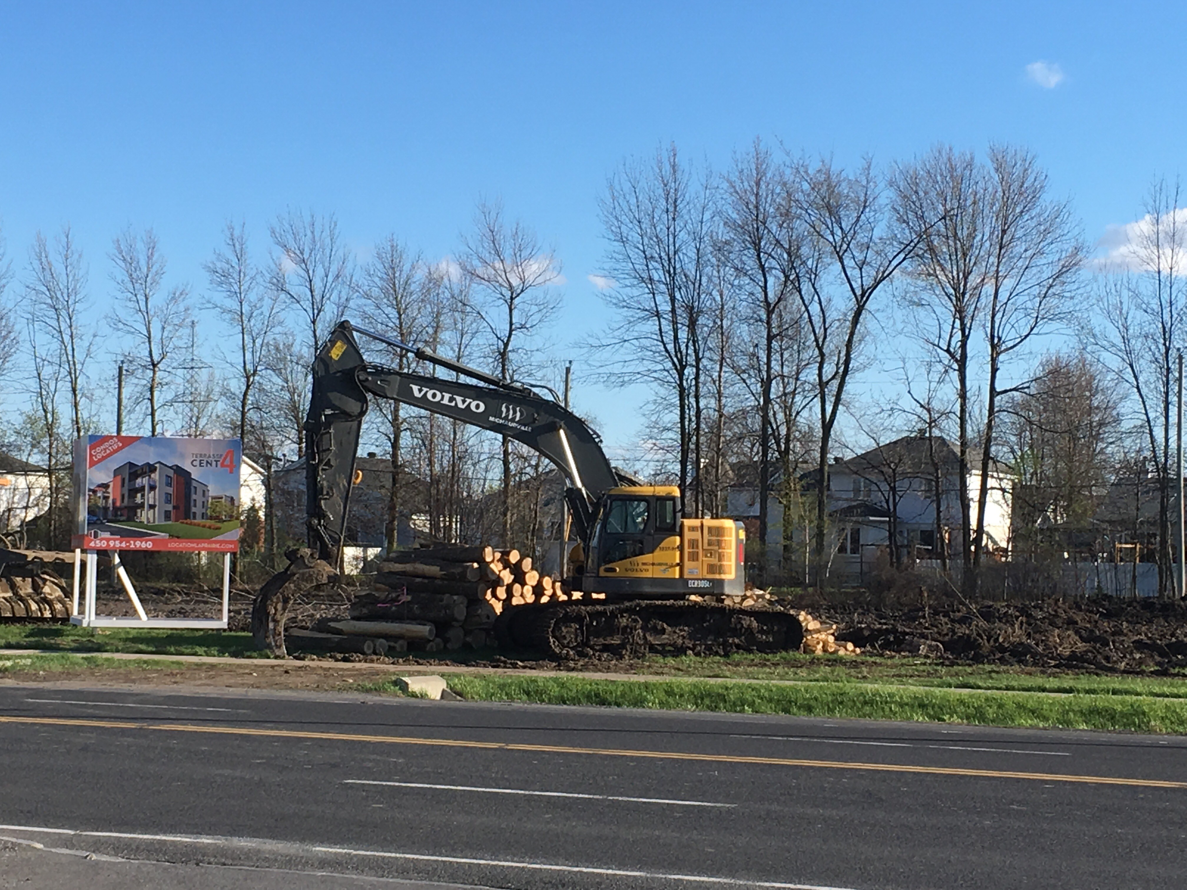 Des arbres feront place à des habitations à La Prairie