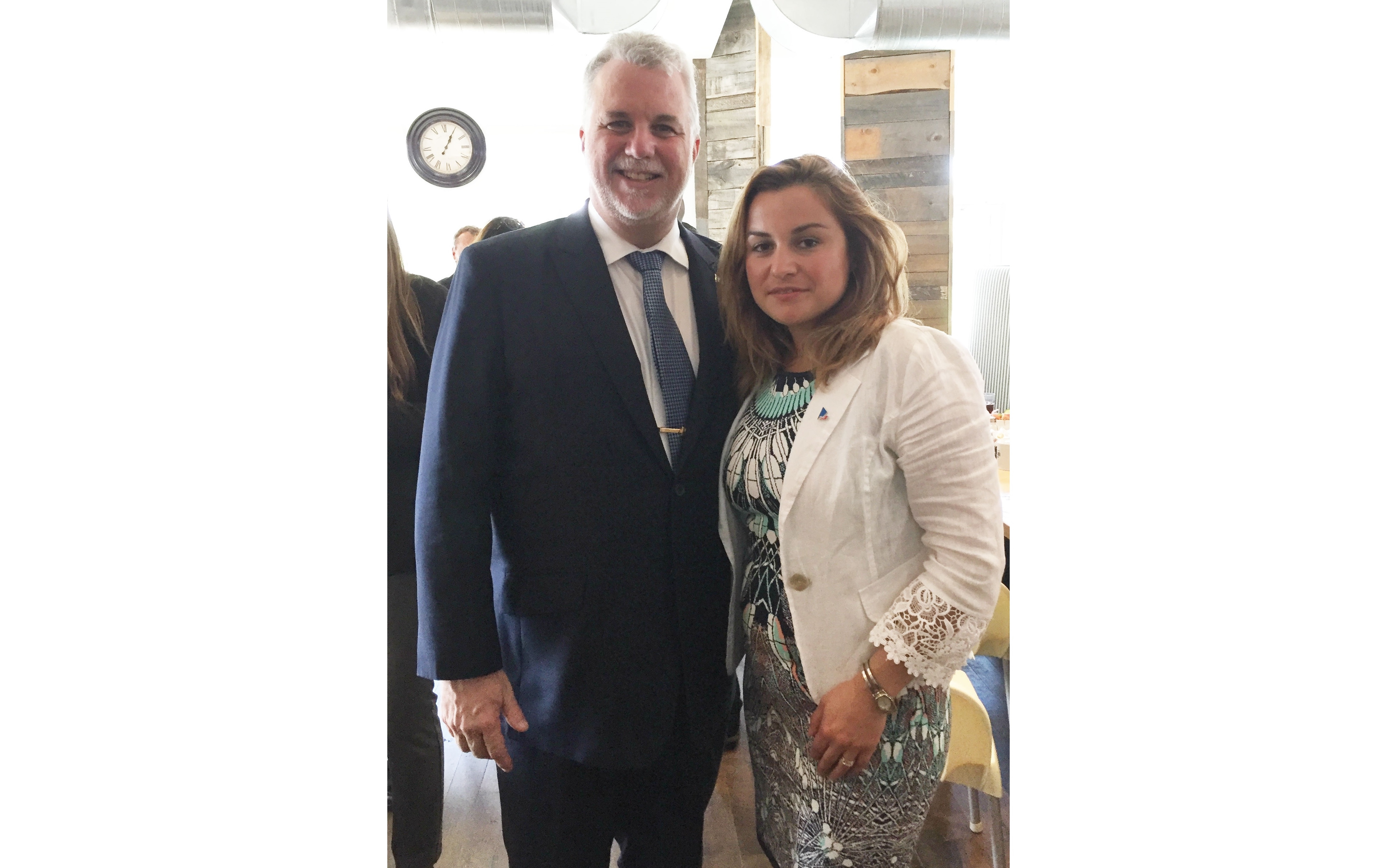 La présidente de l’Association libérale de Sanguinet rencontre le premier ministre