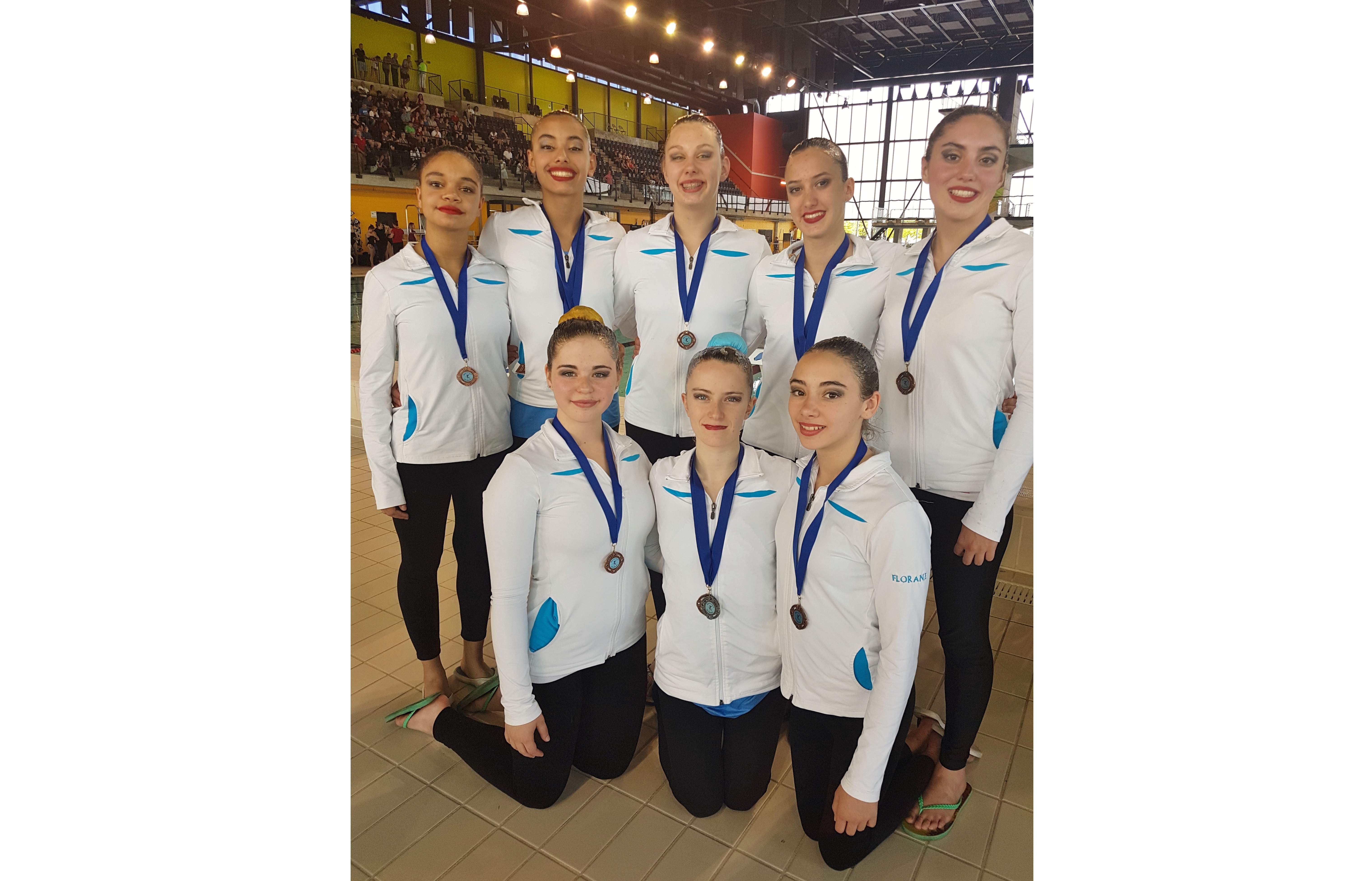 Des médailles pour clôturer la saison au Club Brossard synchro