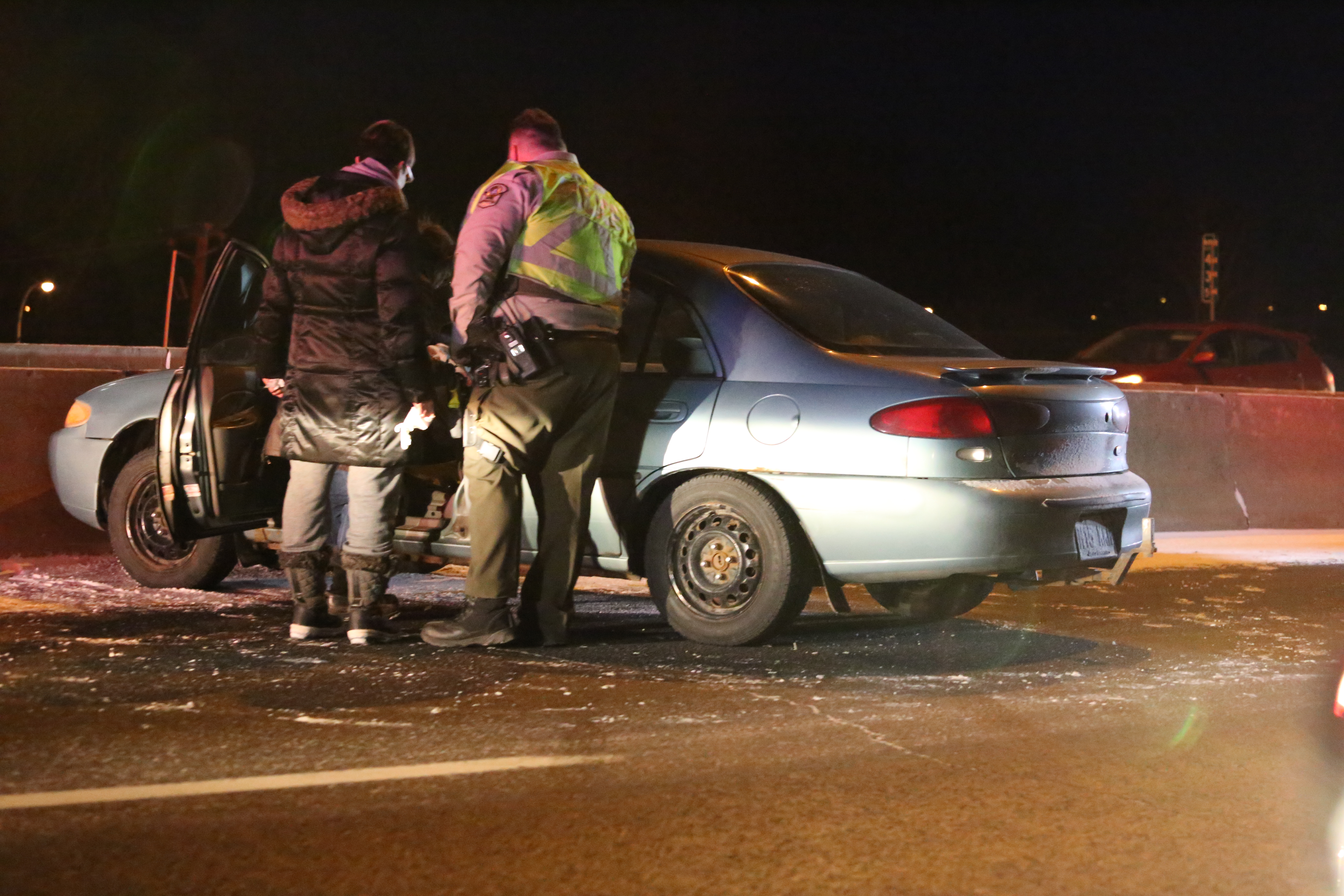 Trois accidents en raison des conditions de la route