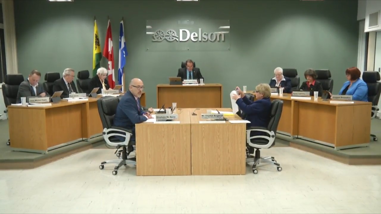 Diffusion web du conseil de Delson: une quarantaine d’internautes à l’écoute