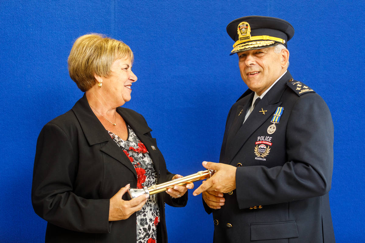 Assermentation du nouveau directeur à la Régie intermunicipale de police Roussillon