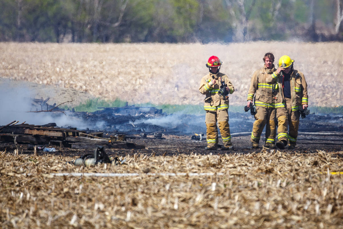 Feu de broussailles à Saint-Philippe