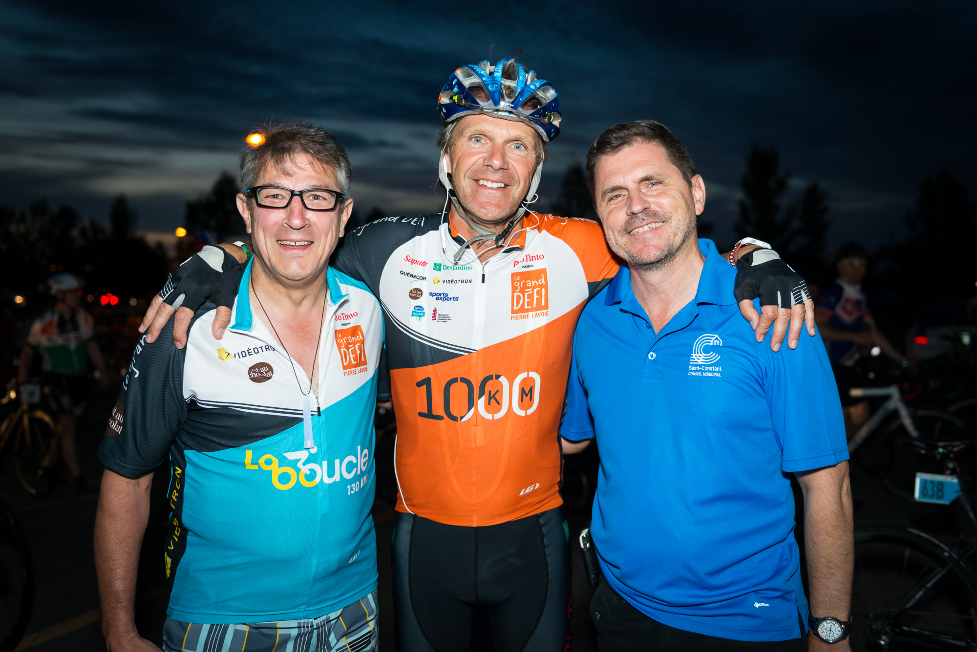 Grand défi Pierre Lavoie: le contingent du 1000 km s’est arrêté à Saint-Constant