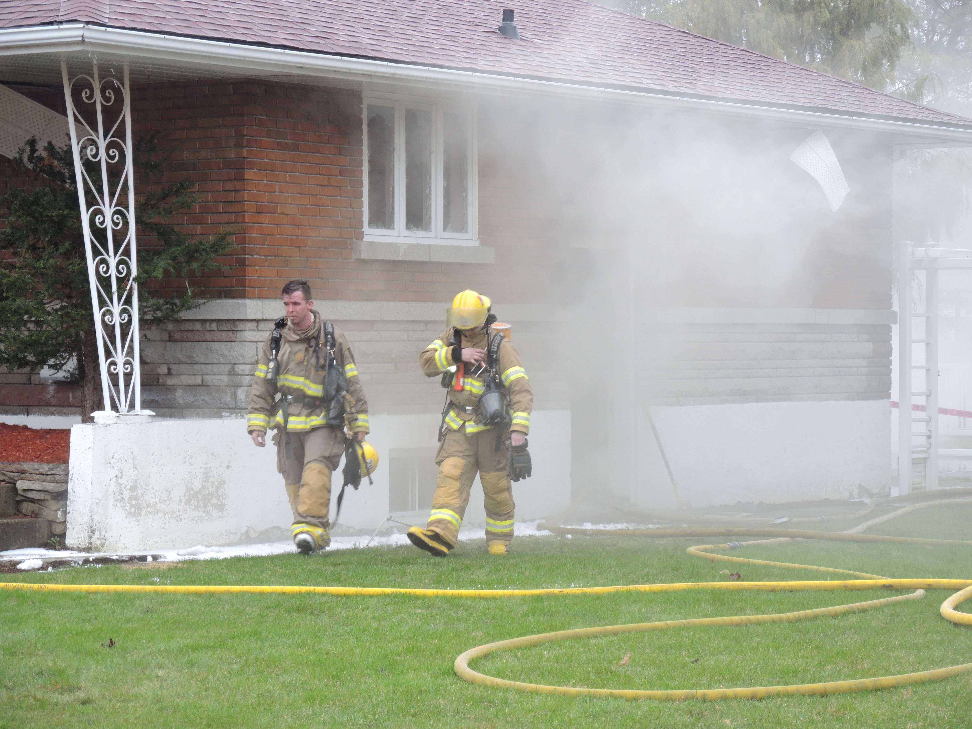 Incendie d&rsquo;une maison à Saint-Rémi