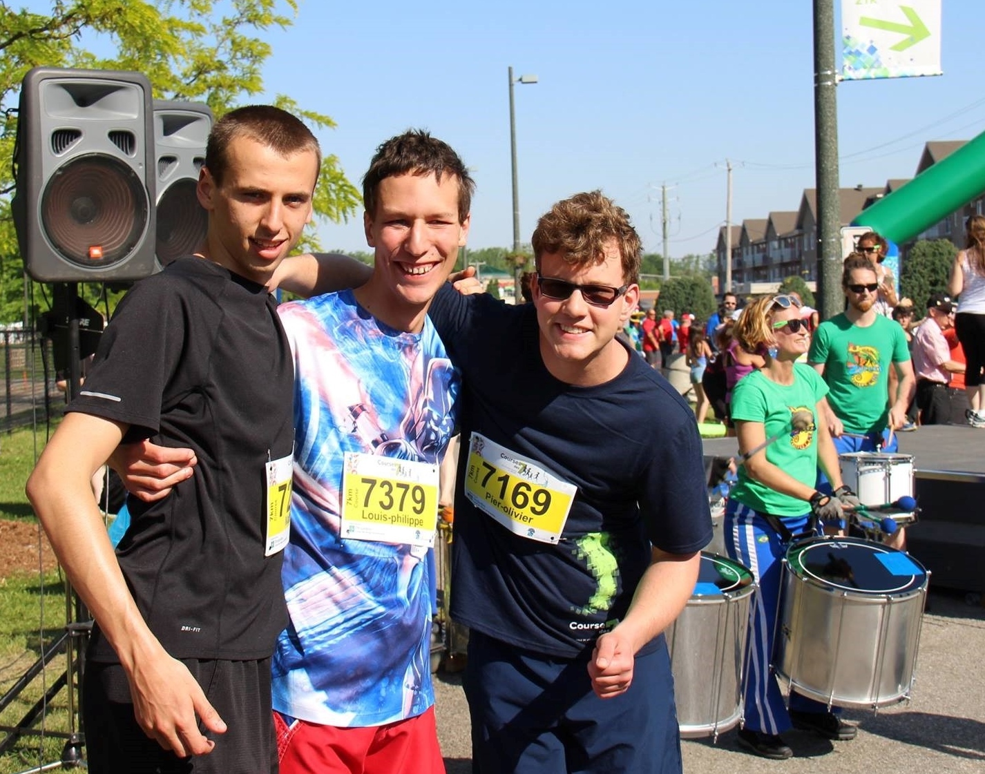 Trois jeunes autistes relèvent le défi de la Course des 7