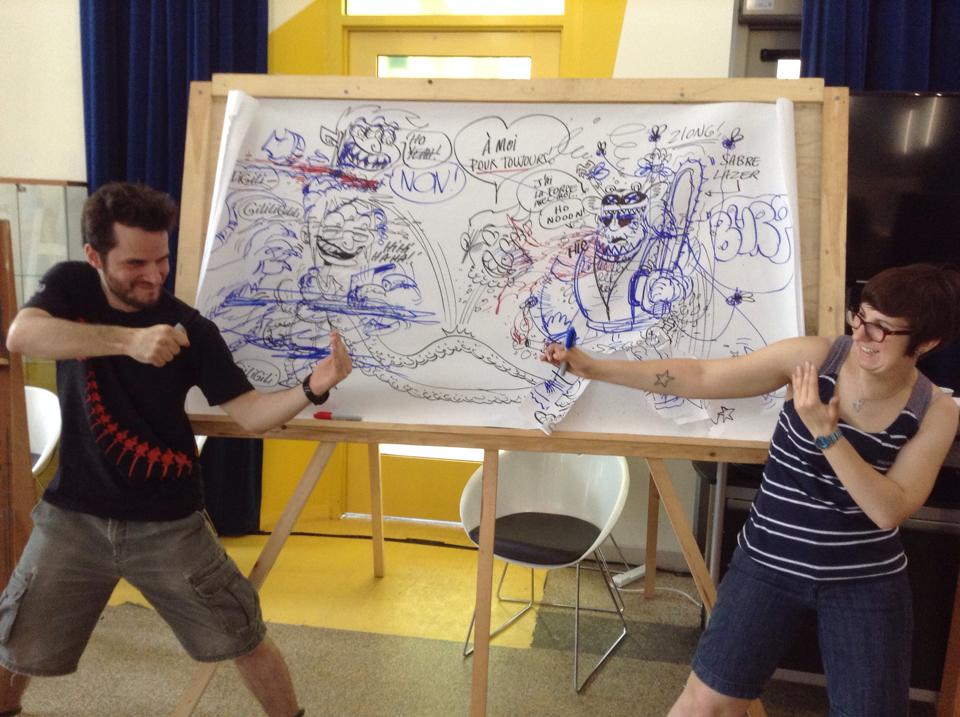 À vos marques, prêts, dessinez !