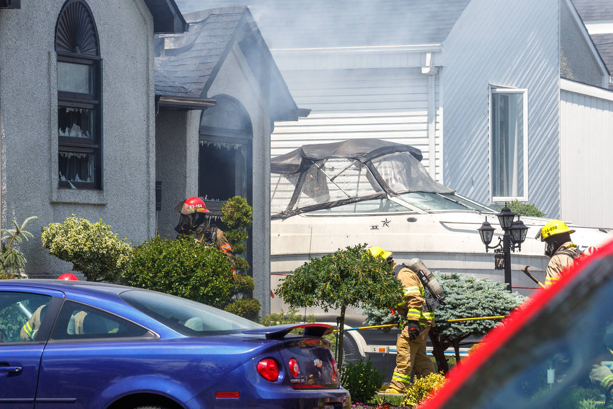 Incendie dans une résidence à Sainte-Catherine