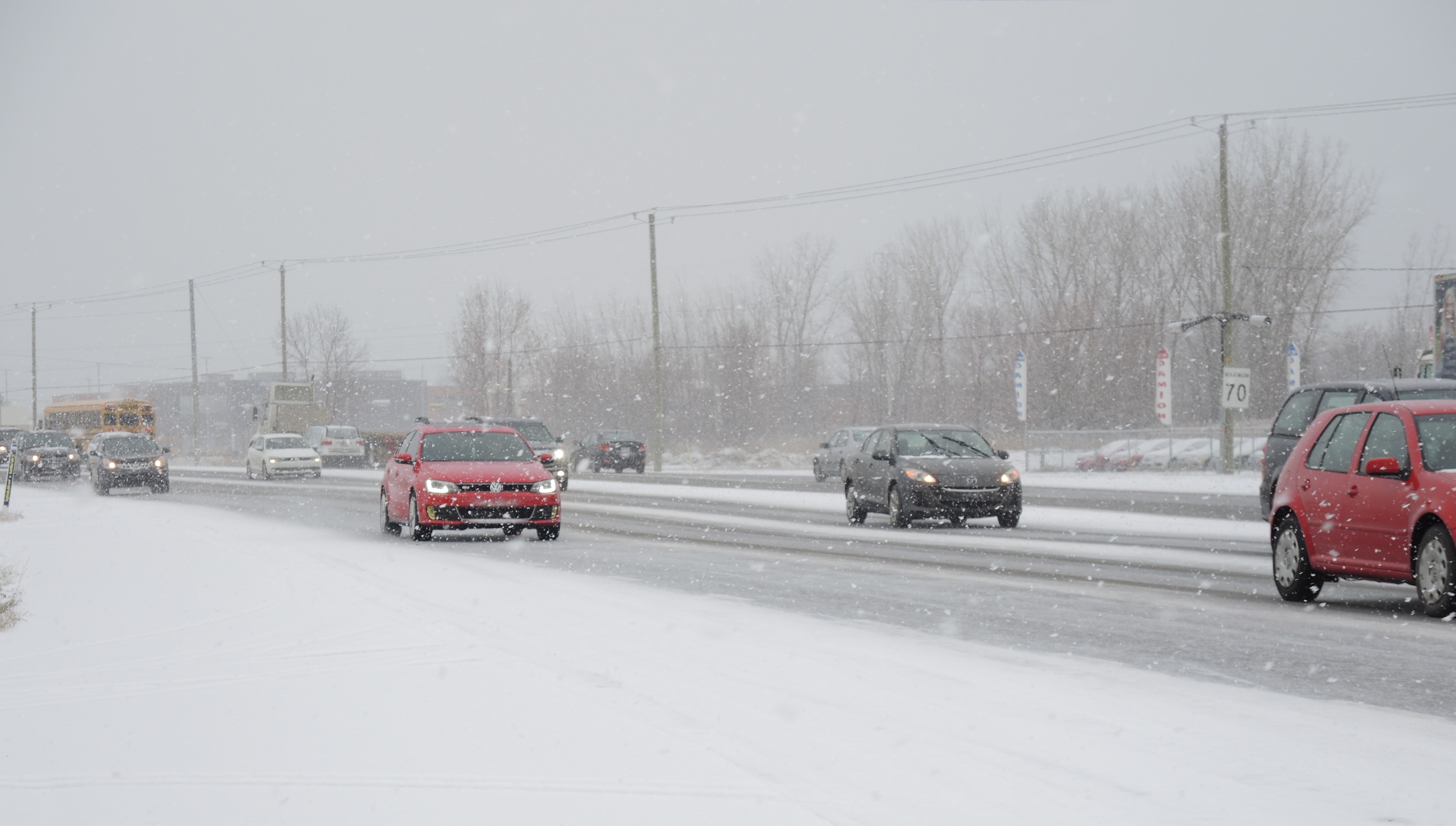 Conduite hivernale: la police donne des conseils de sécurité