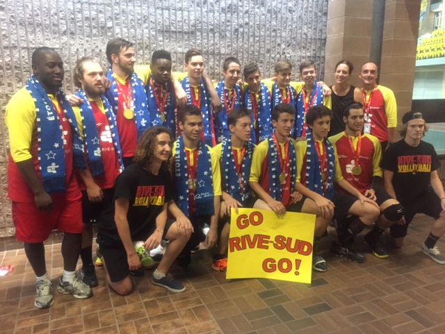 Jeux du Québec : la Rive-Sud remporte l&rsquo;or au volleyball en gagnant 16 sets sur 16 !