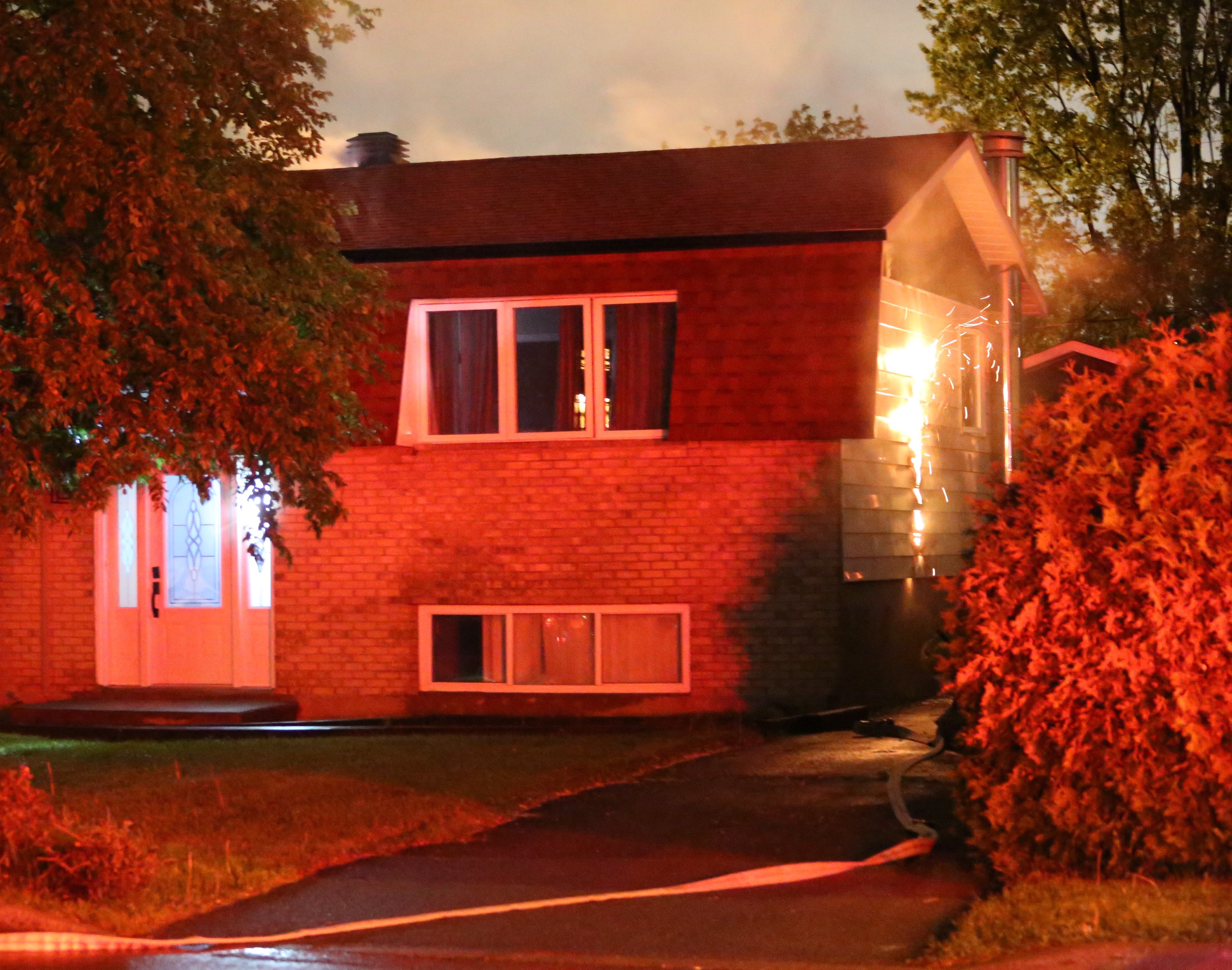 Incendie dans une résidence à Saint-Constant