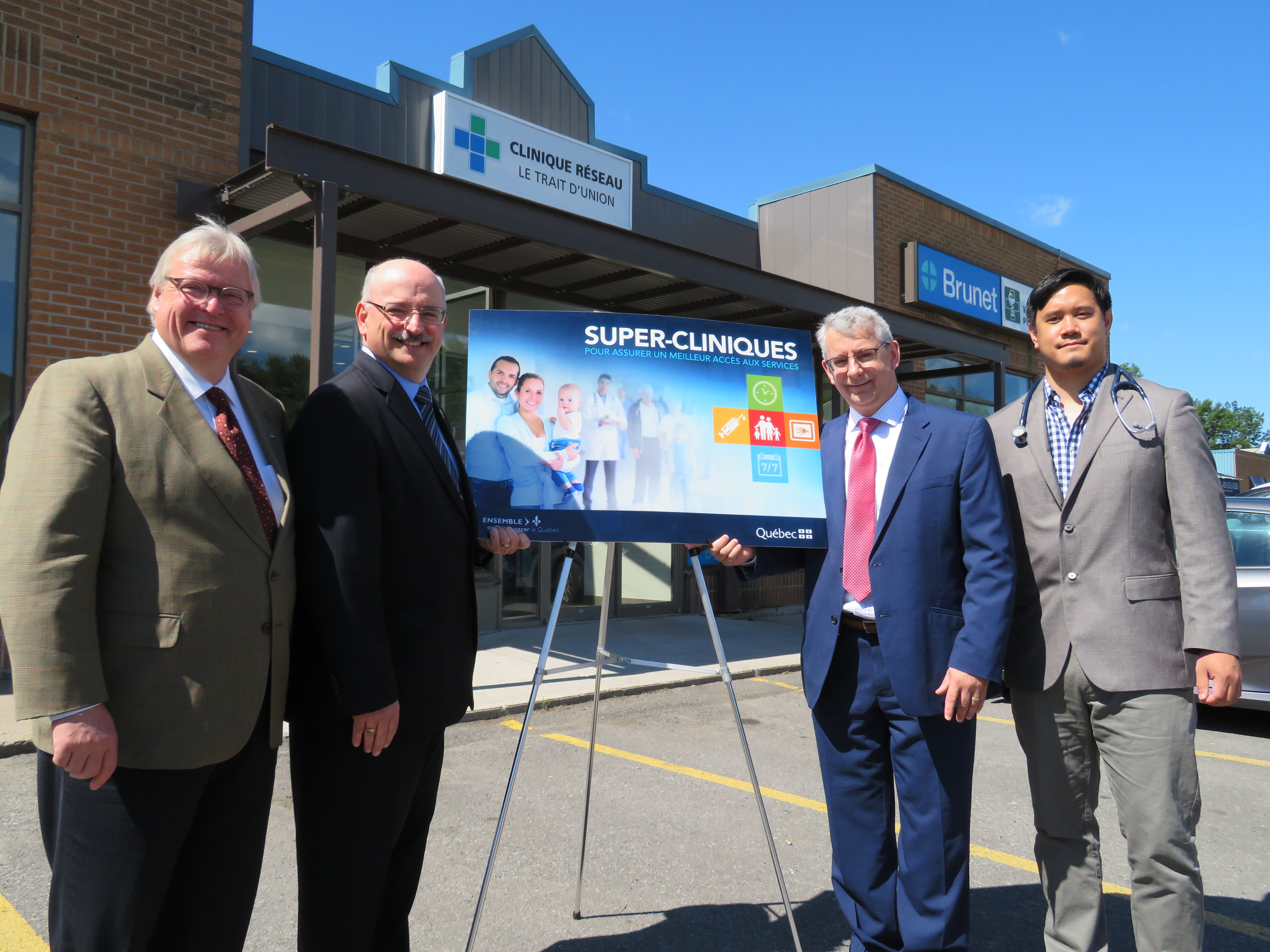 Le Trait d’Union à Delson devient la première super-clinique en Montérégie-Ouest