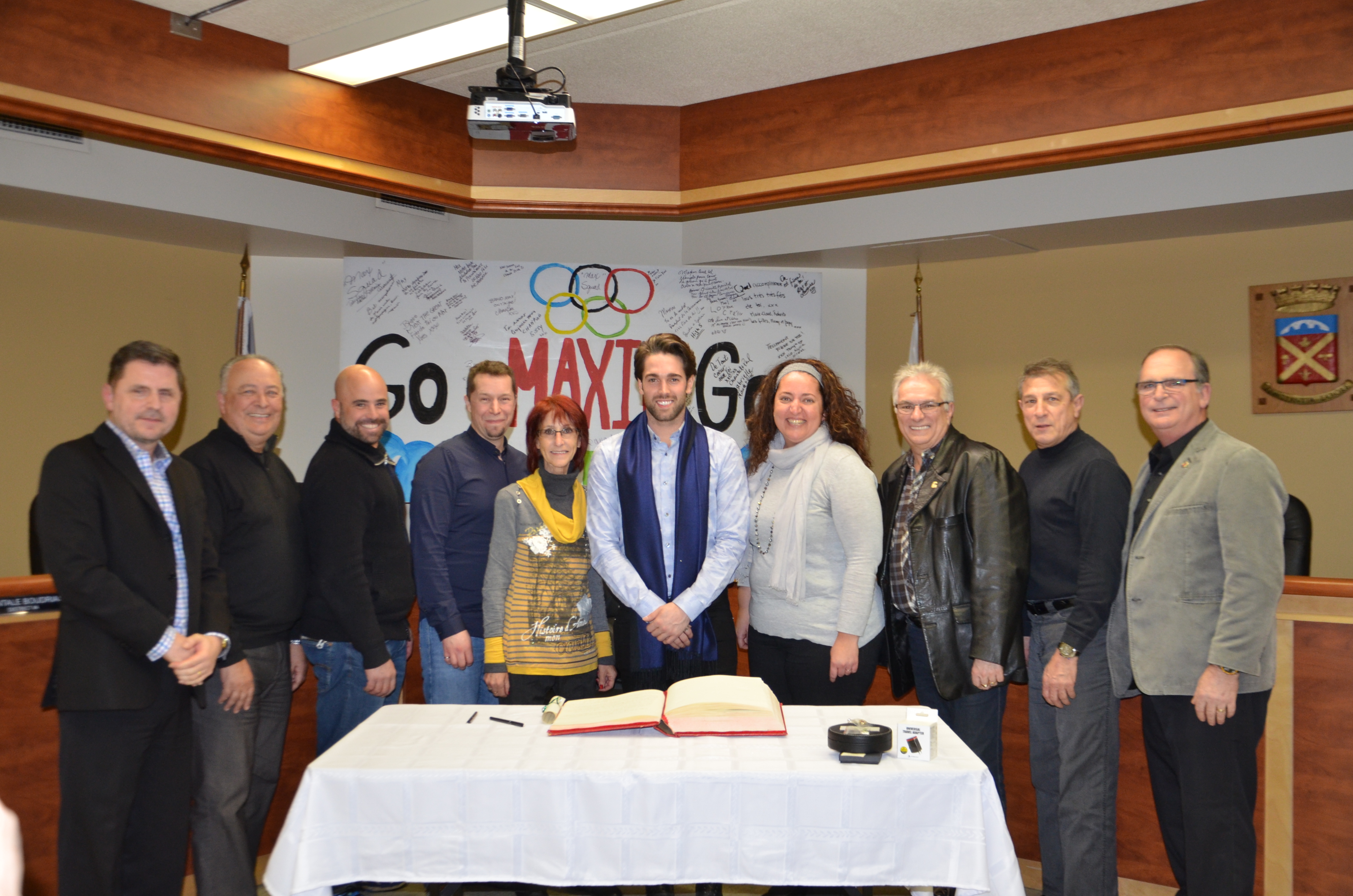 Saint-Constant rend hommage au plongeur Maxim Bouchard