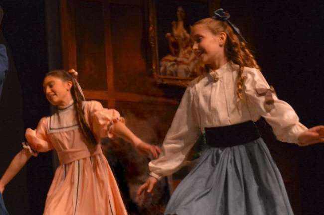 Une jeune danseuse en compagnie des Grands ballets canadiens