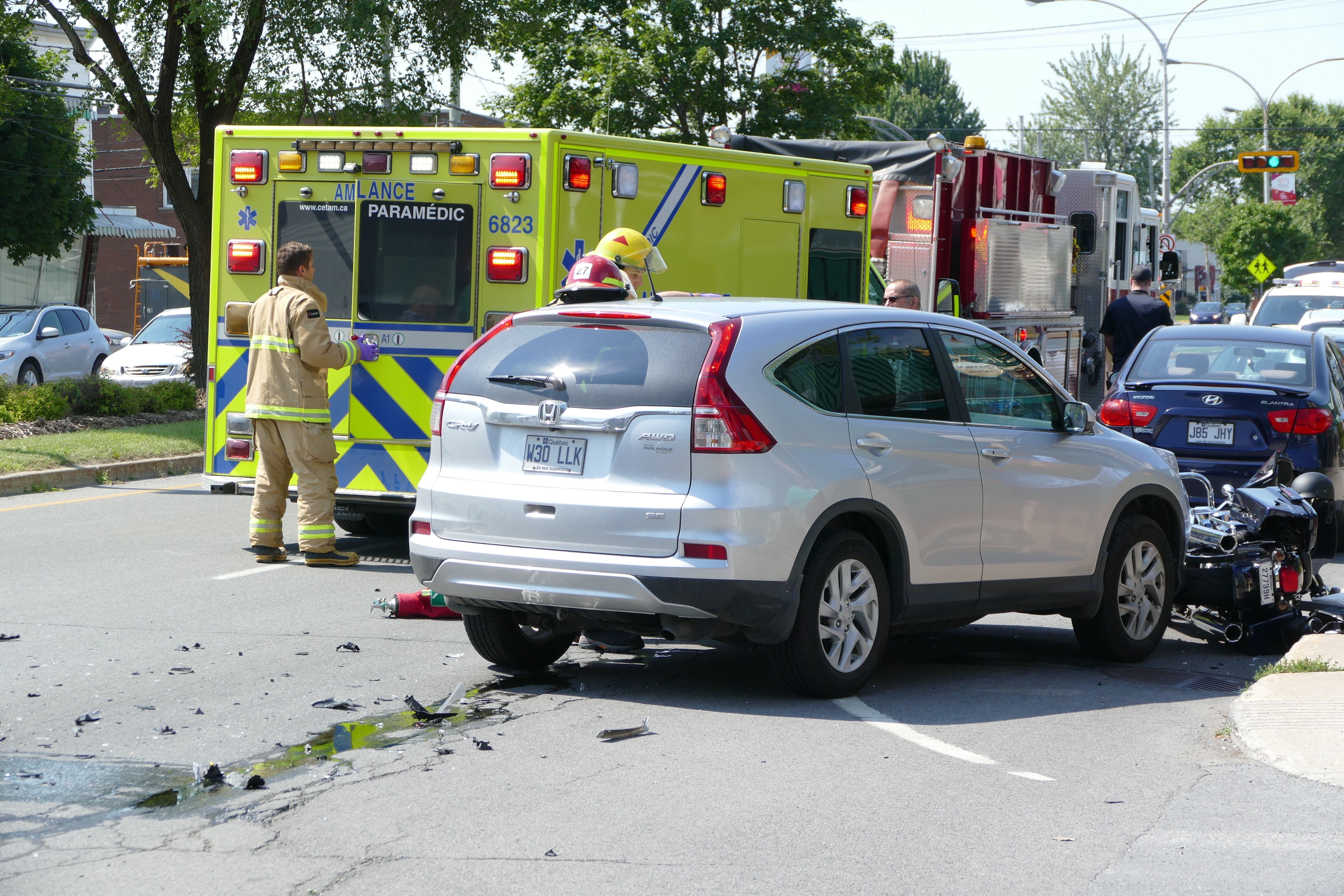Accident sur le boulevard Taschereau à La Prairie