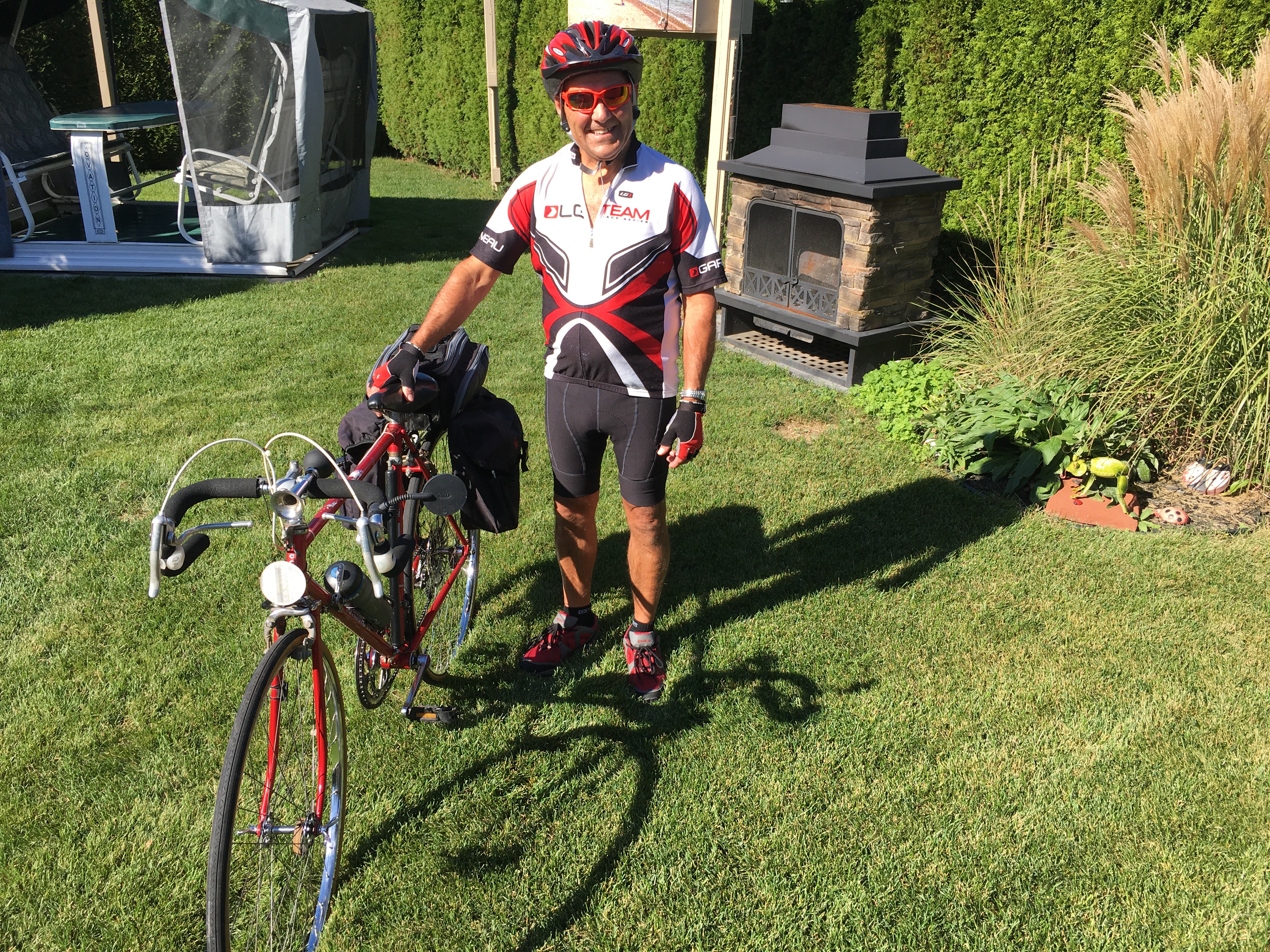 À vélo en Gaspésie pour une 2e fois pour un résidant de Saint-Constant