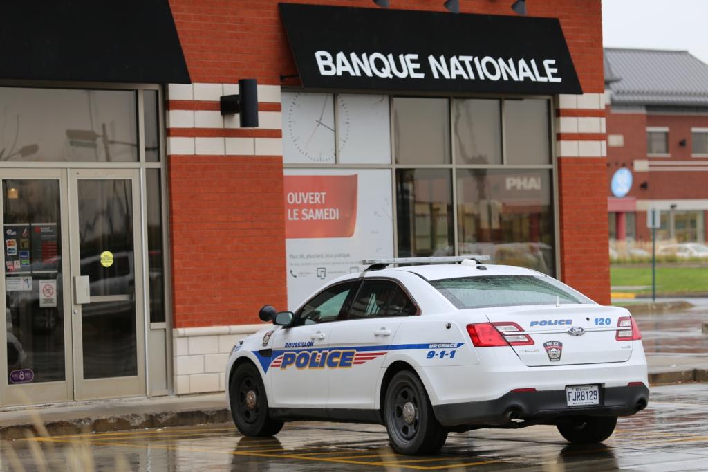 Vol qualifié à la Banque Nationale à Candiac
