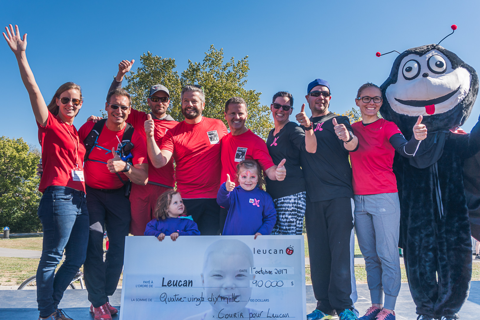 Une 5e édition record pour Courir pour Leucan à Sainte-Catherine