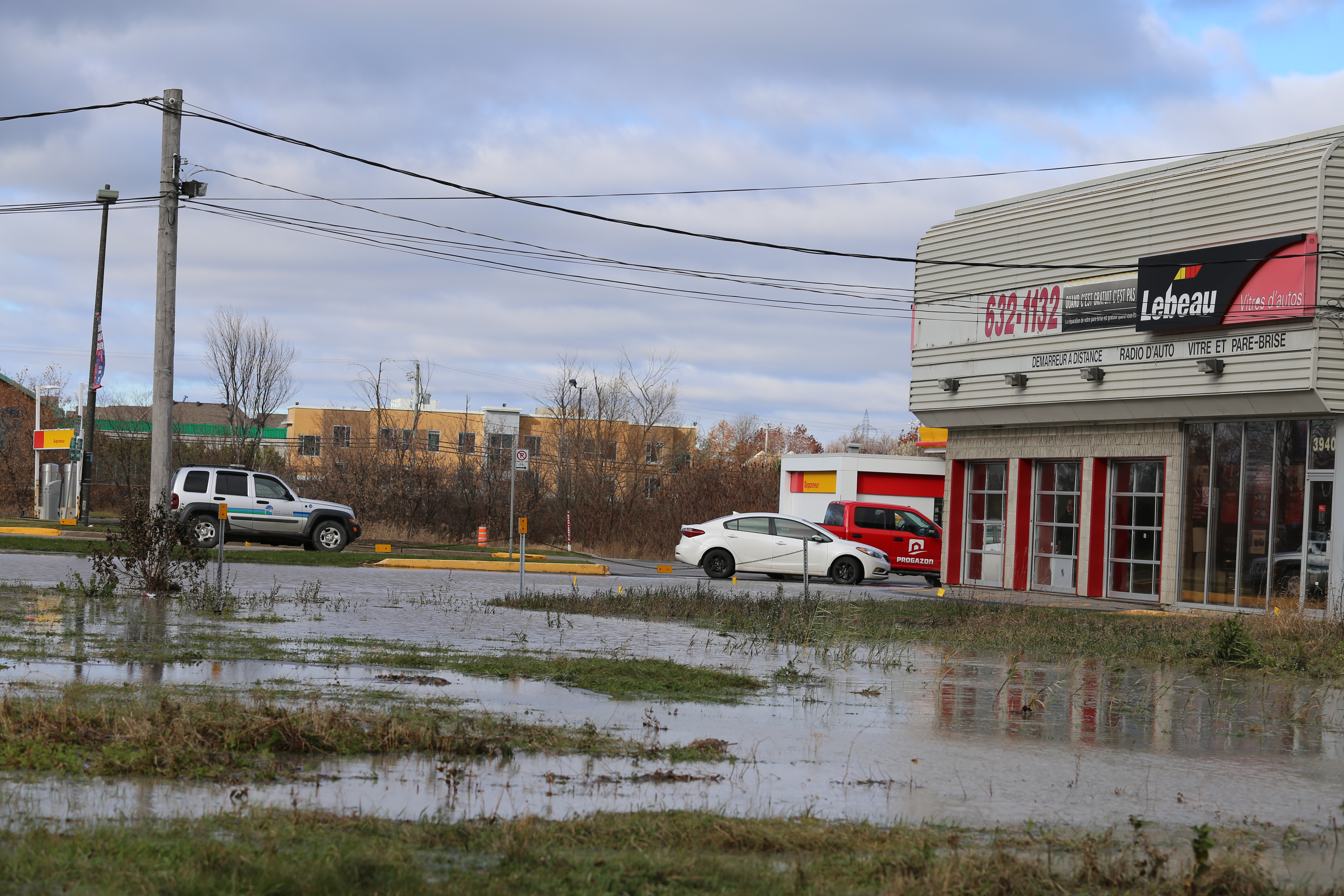 Bris de canalisation à Sainte-Catherine
