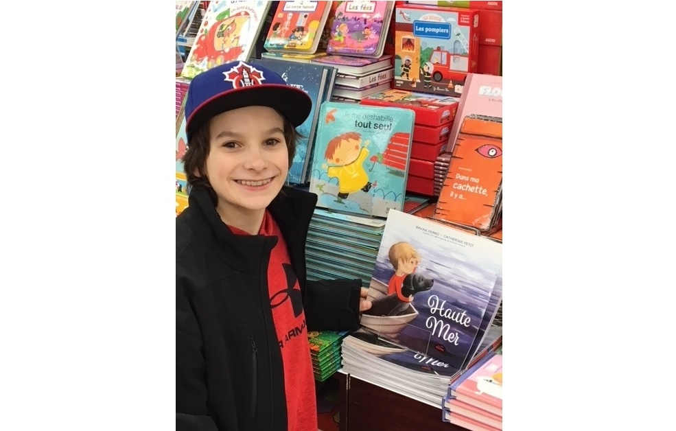 Un jeune auteur au Salon du livre de Montréal