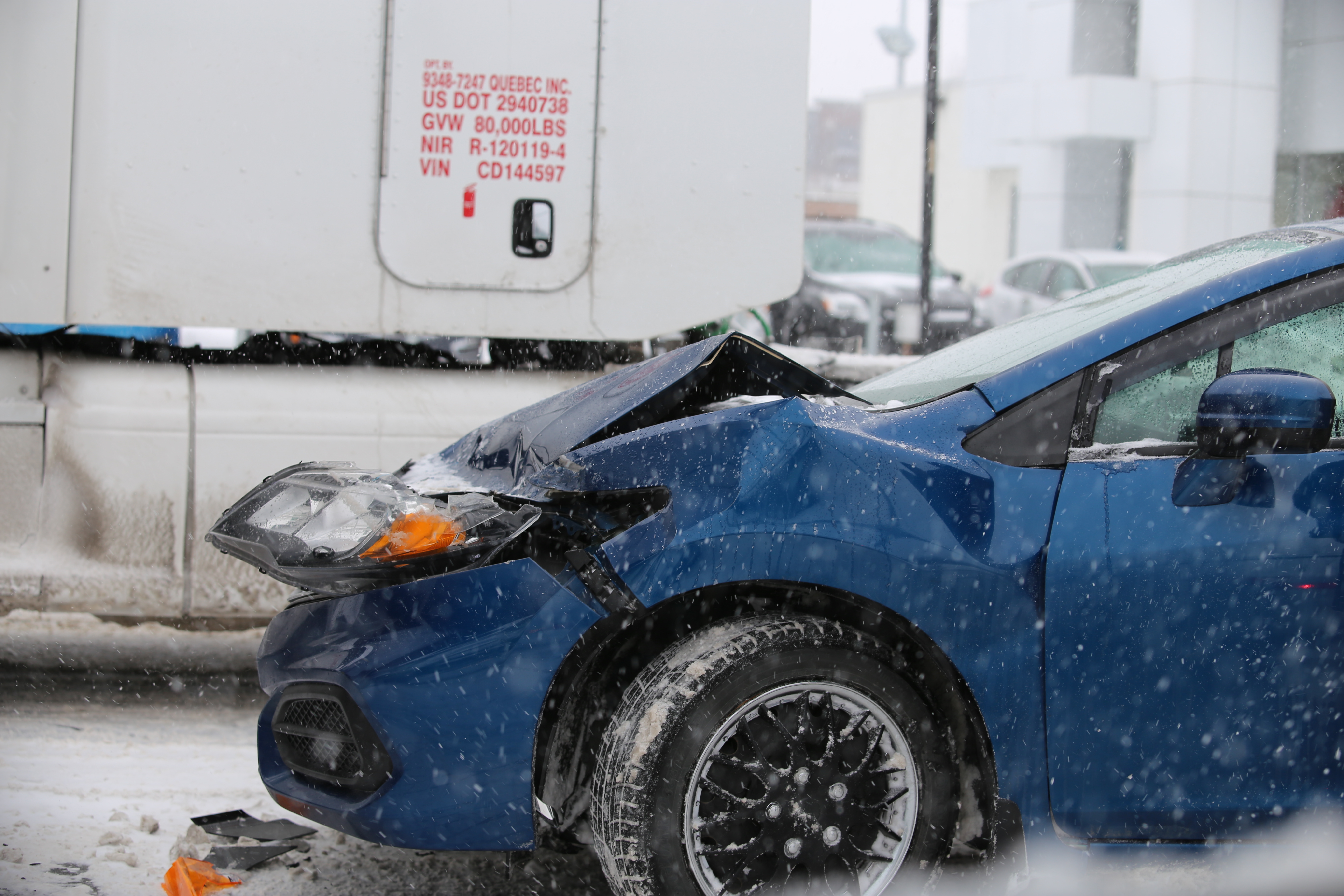 Collision sur la route 132