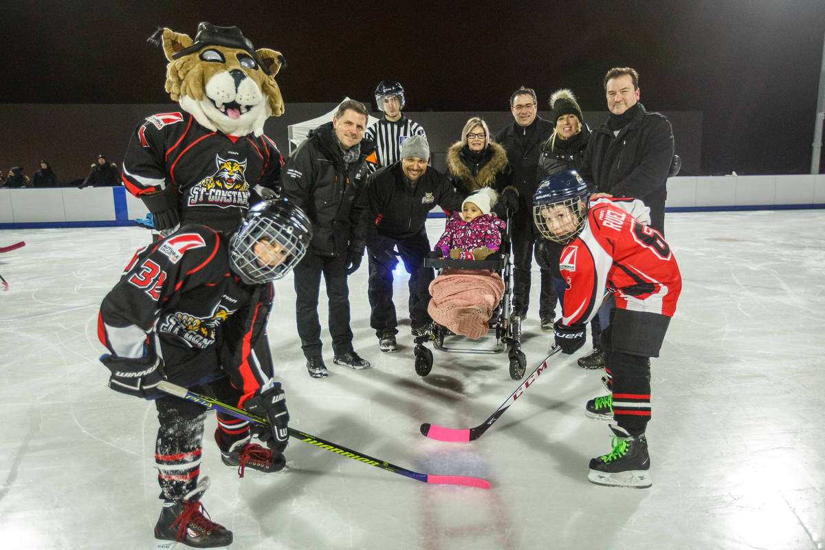 3 100 $ récoltés lors d’un match de hockey au profit d’une enfant malade