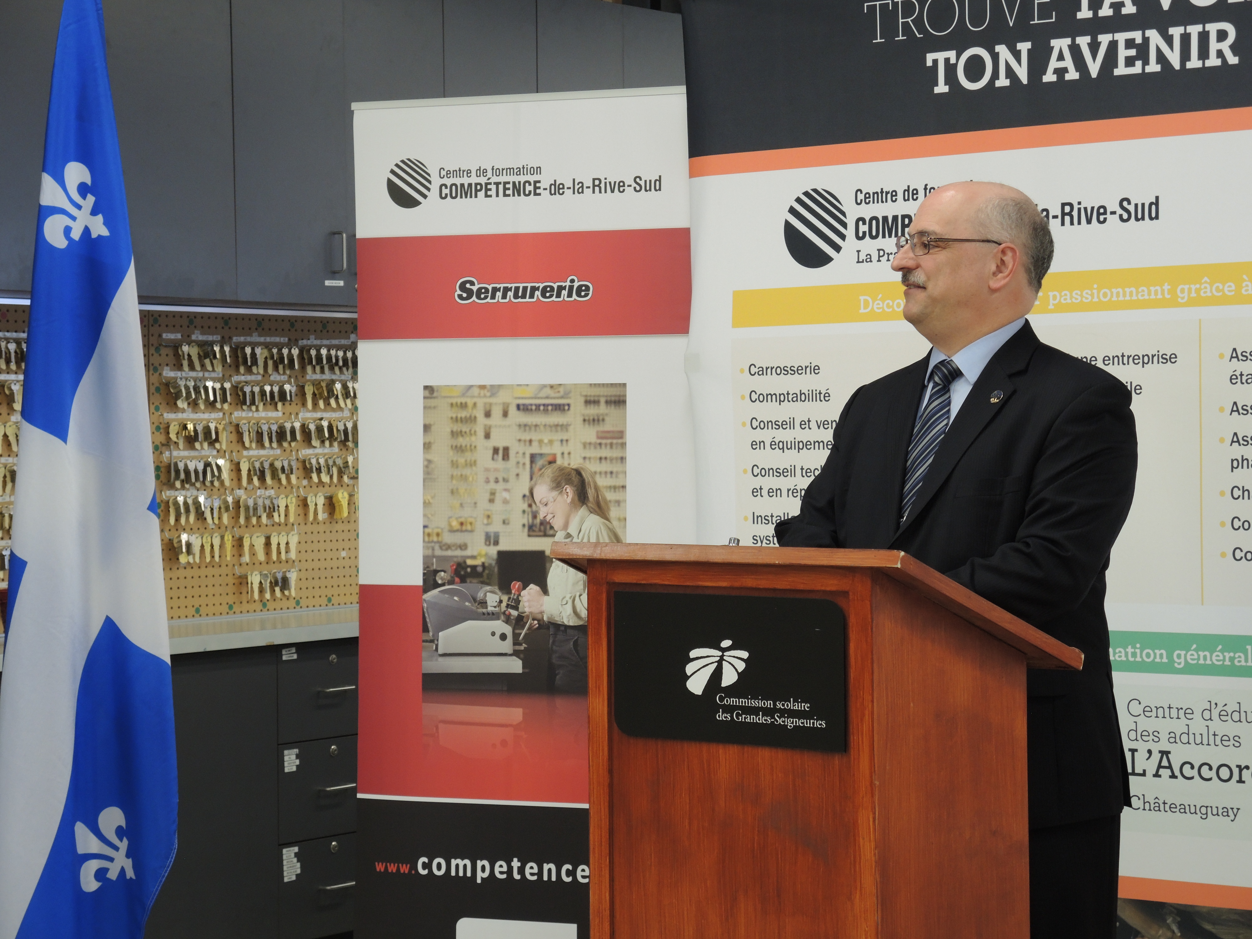 Centre de formation Compétence-de-la-Rive-Sud: Soutien financier de 100 000 $ au programme de serrurerie