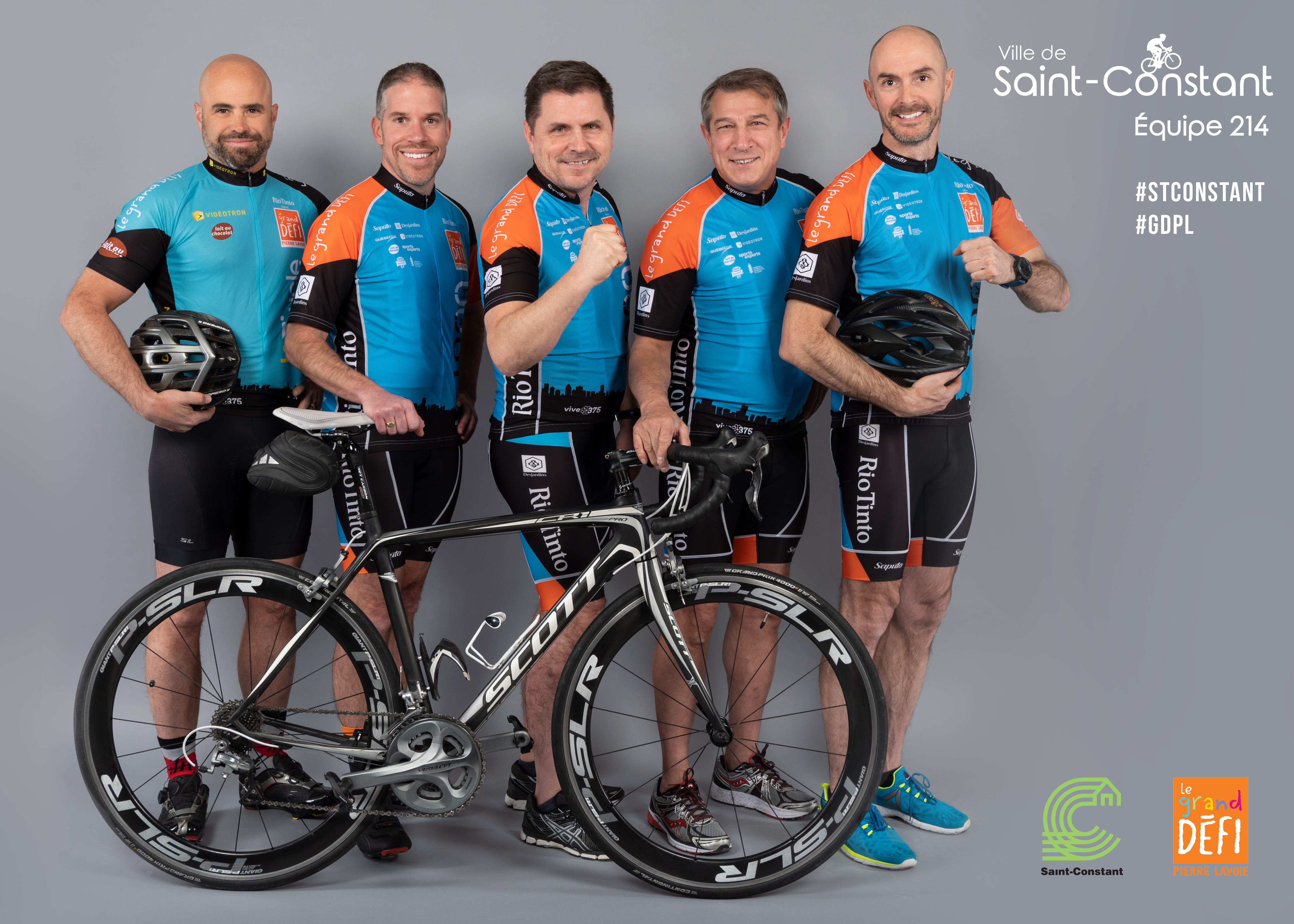 La Ville de Saint-Constant pédalera 1000 km au Grand défi Pierre Lavoie