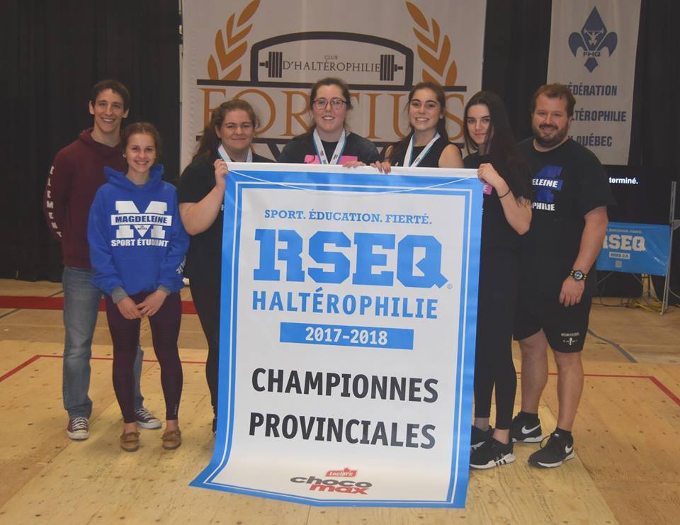 Haltérophilie: La Magdeleine rafle tout au Championnat scolaire provincial
