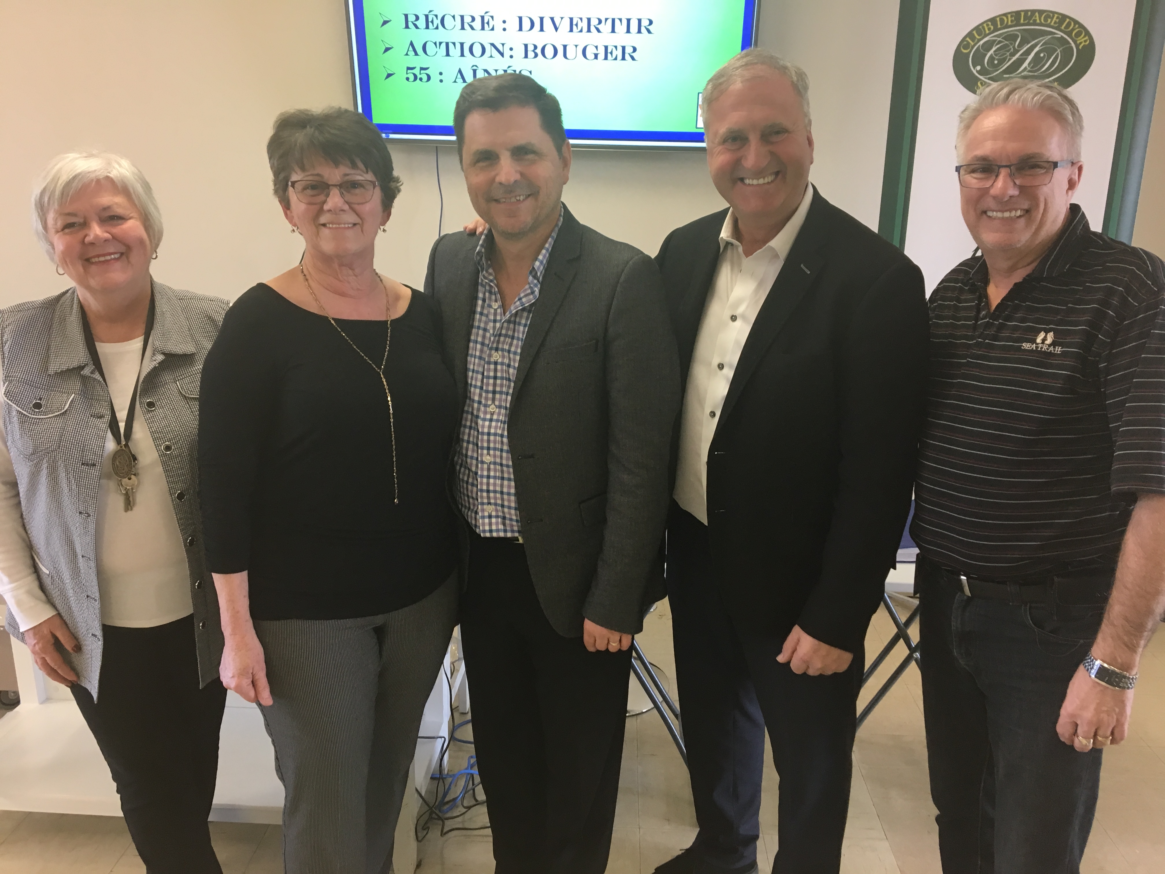 Près de 25 000 $ pour le Club de l’âge d’or de Saint-Constant