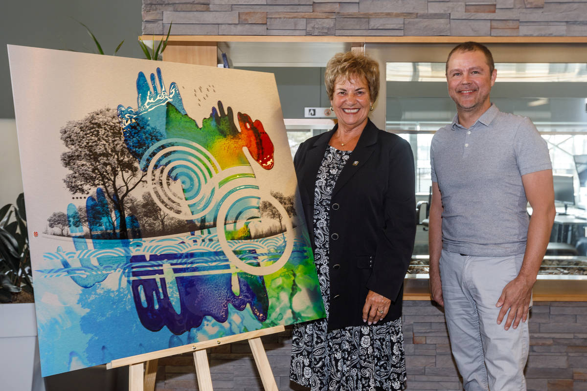 Une œuvre d’art pour la Course des 7 à Sainte-Catherine