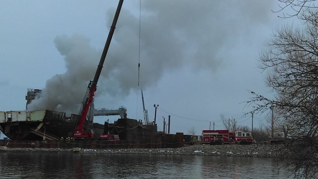 Incendie majeur sur le Kathryn Spirit