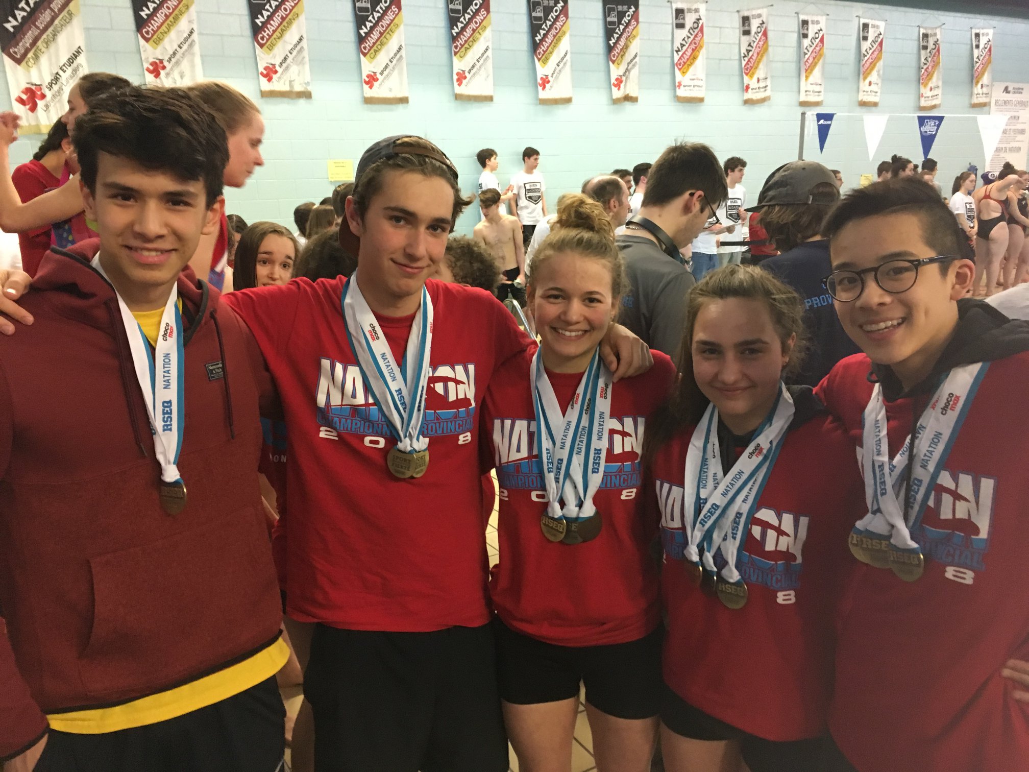Pluie de médailles d’or à la piscine pour l’Amiral
