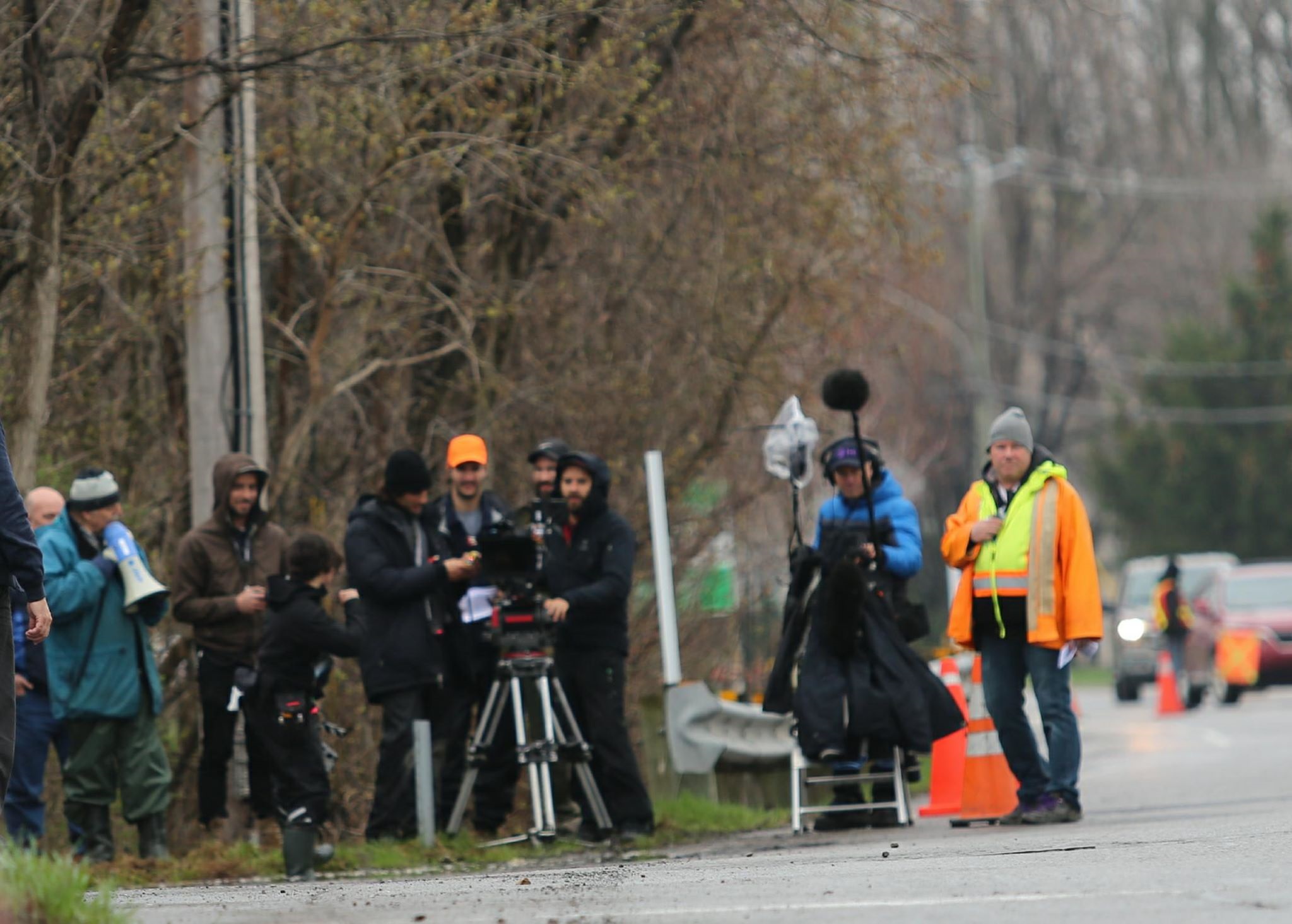 Tournage d’une émission télé à Delson