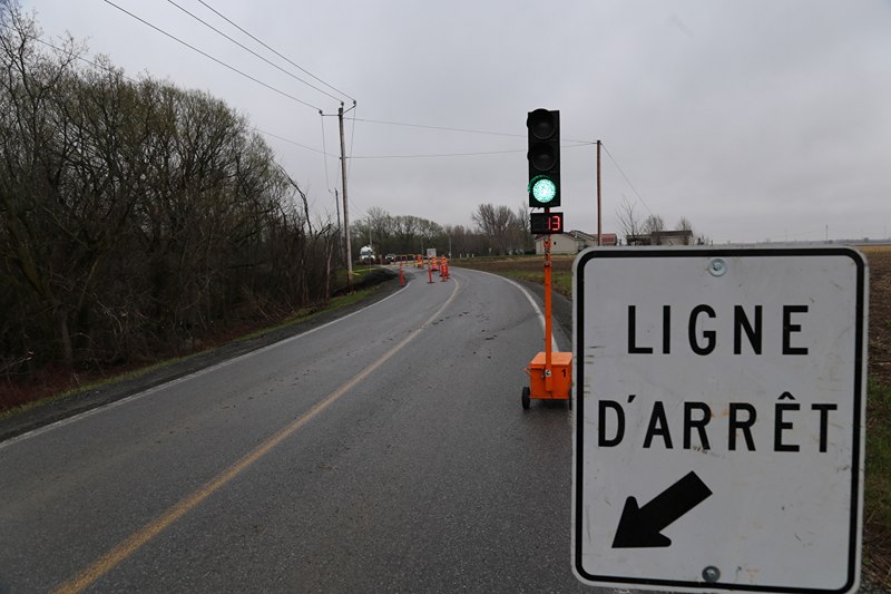 Affaissement sur le chemin de la Petite-Côte