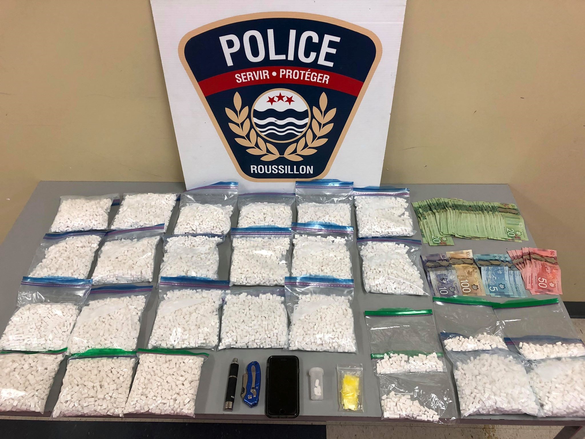 Importante saisie de drogue à Saint-Constant