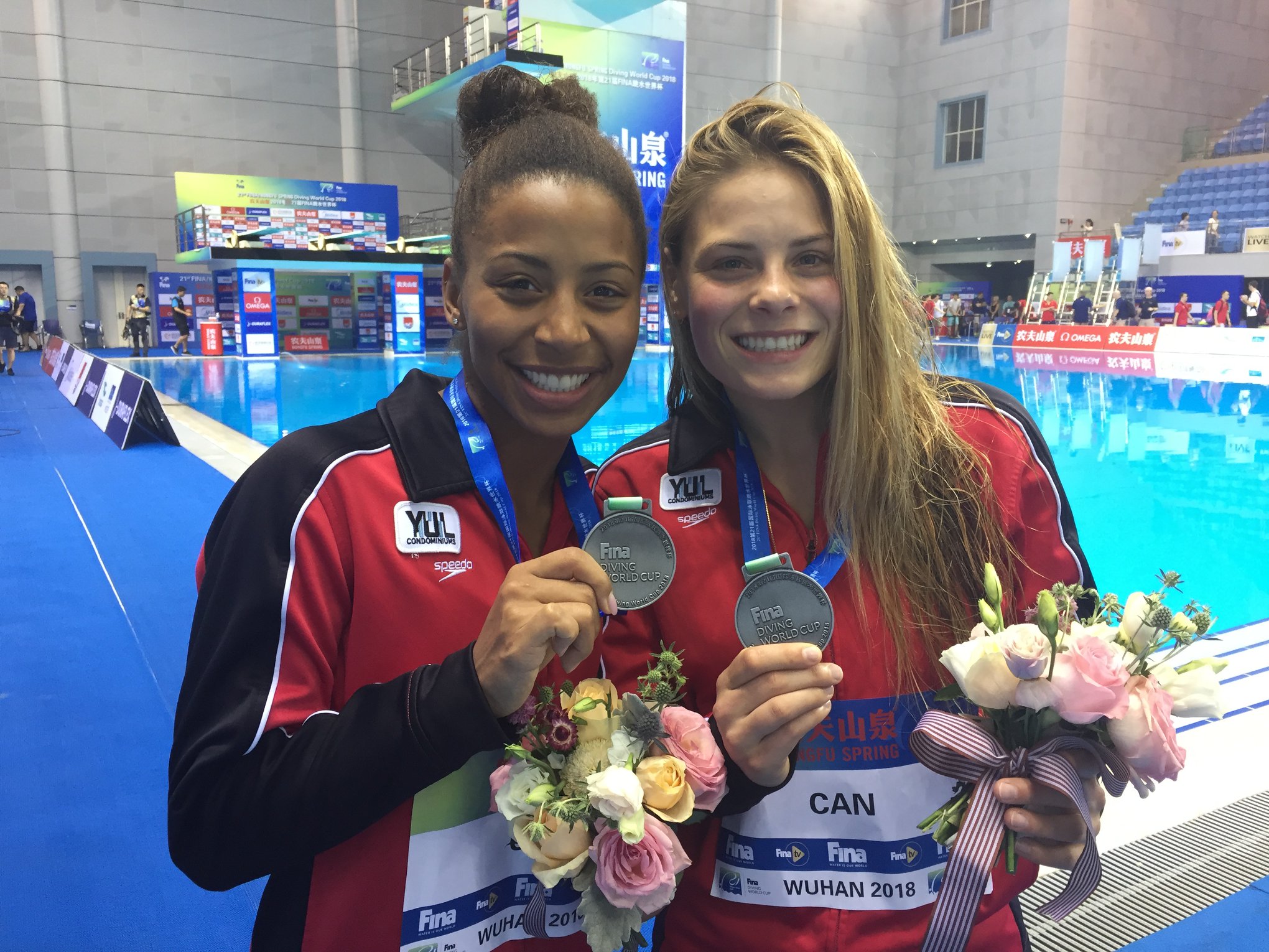 Coupe du monde de plongeon en Chine : Médaille d’argent pour le duo Citrini-Beaulieu et Abel