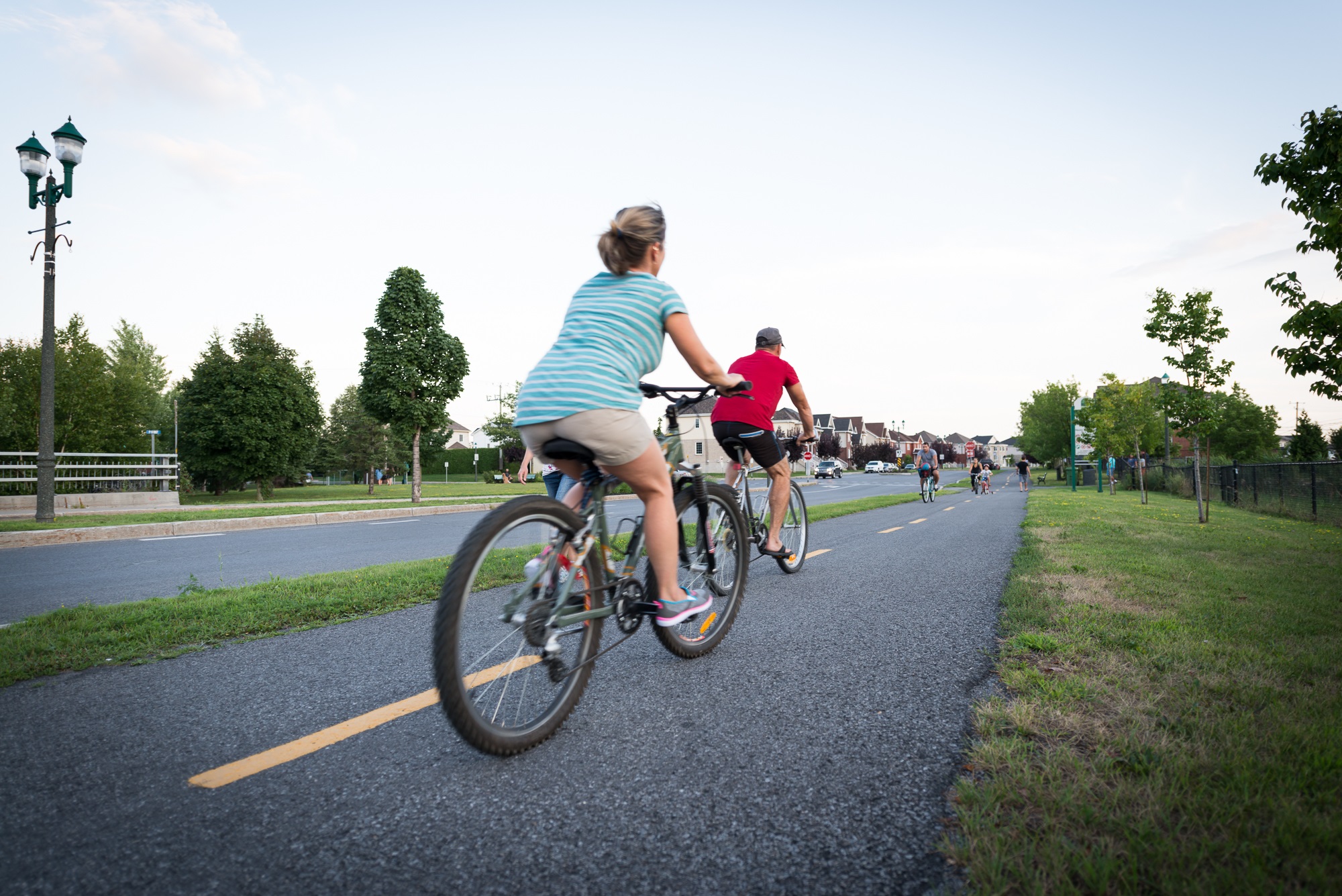 Randonnée à vélo avec des conseillers à Saint-Constant