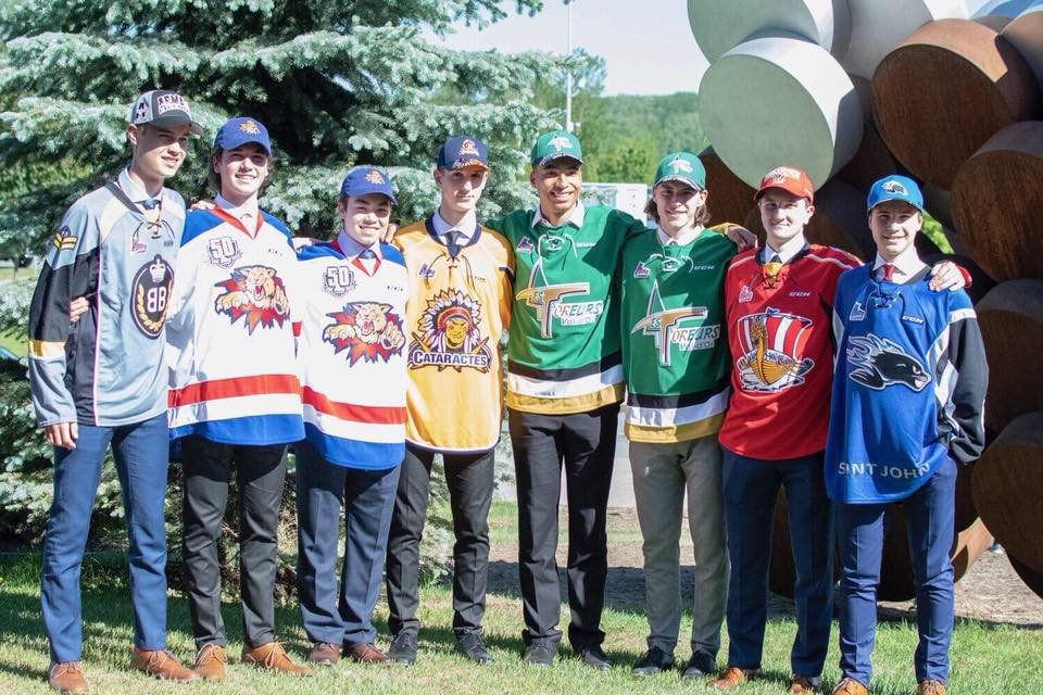 Six Riverains repêchés dans la LHJMQ
