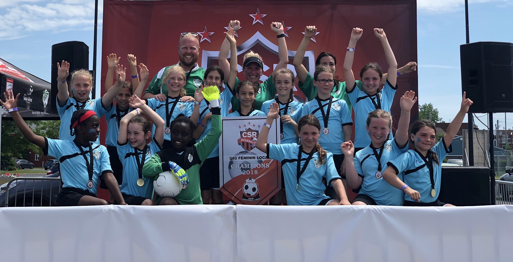 Trois médailles pour les équipes de soccer de Saint-Constant