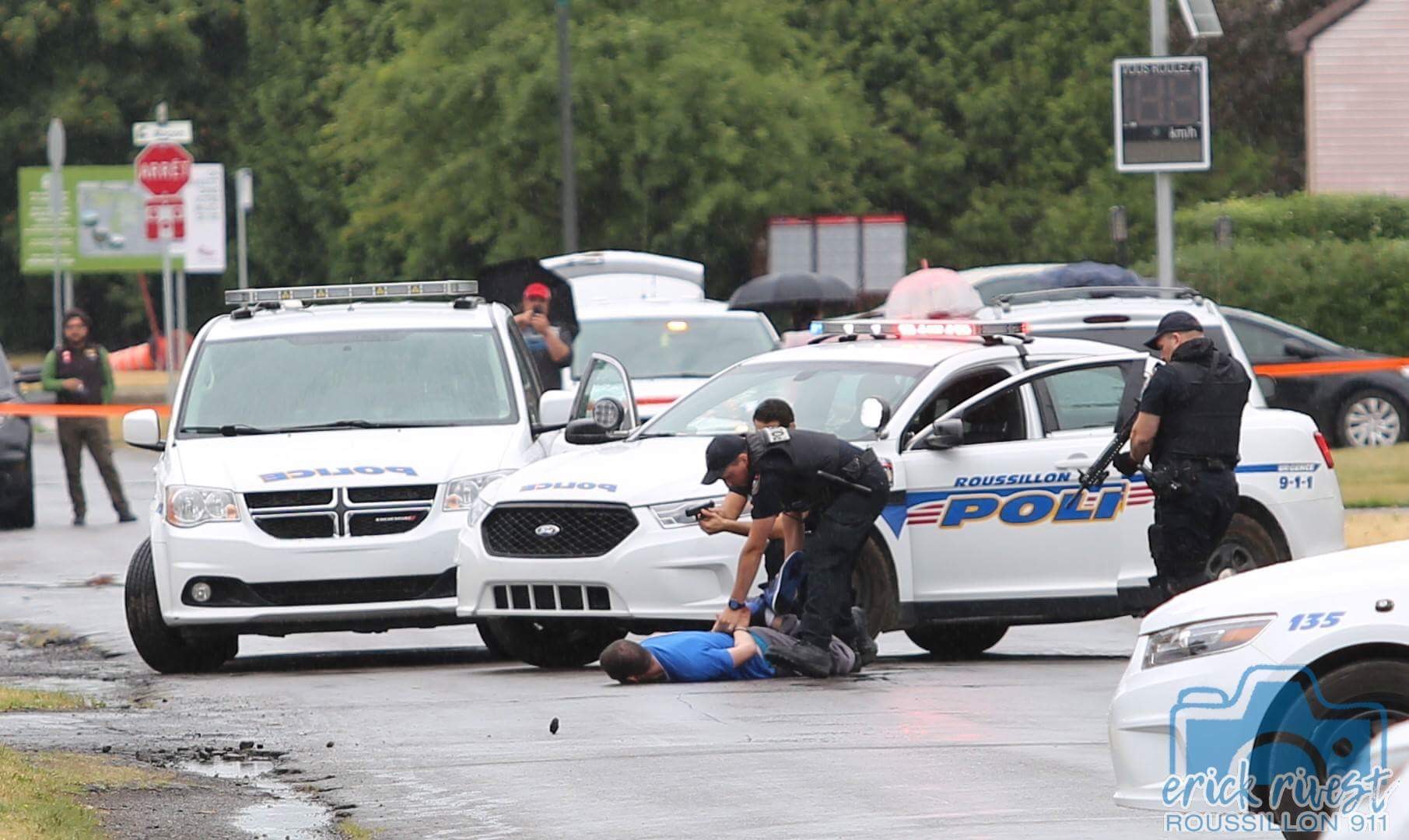 Un homme barricadé à Saint-Constant