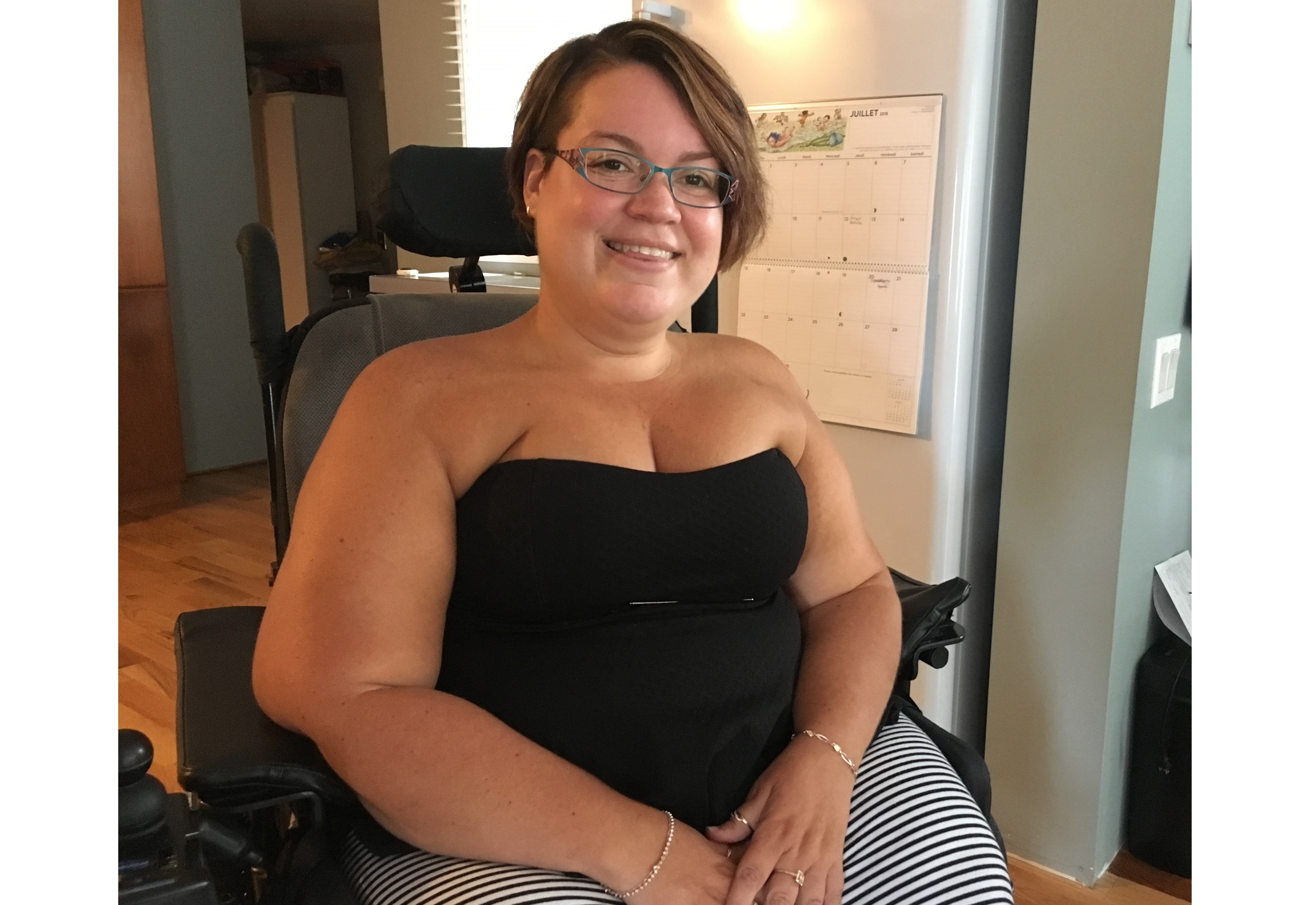 Atteinte d’amyotrophie spinale, elle s’implique pour la cause