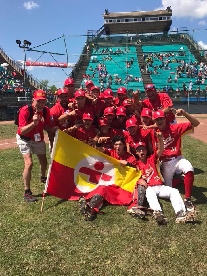 Un moment magique pour l’équipe de baseball mixte de la Rive-Sud