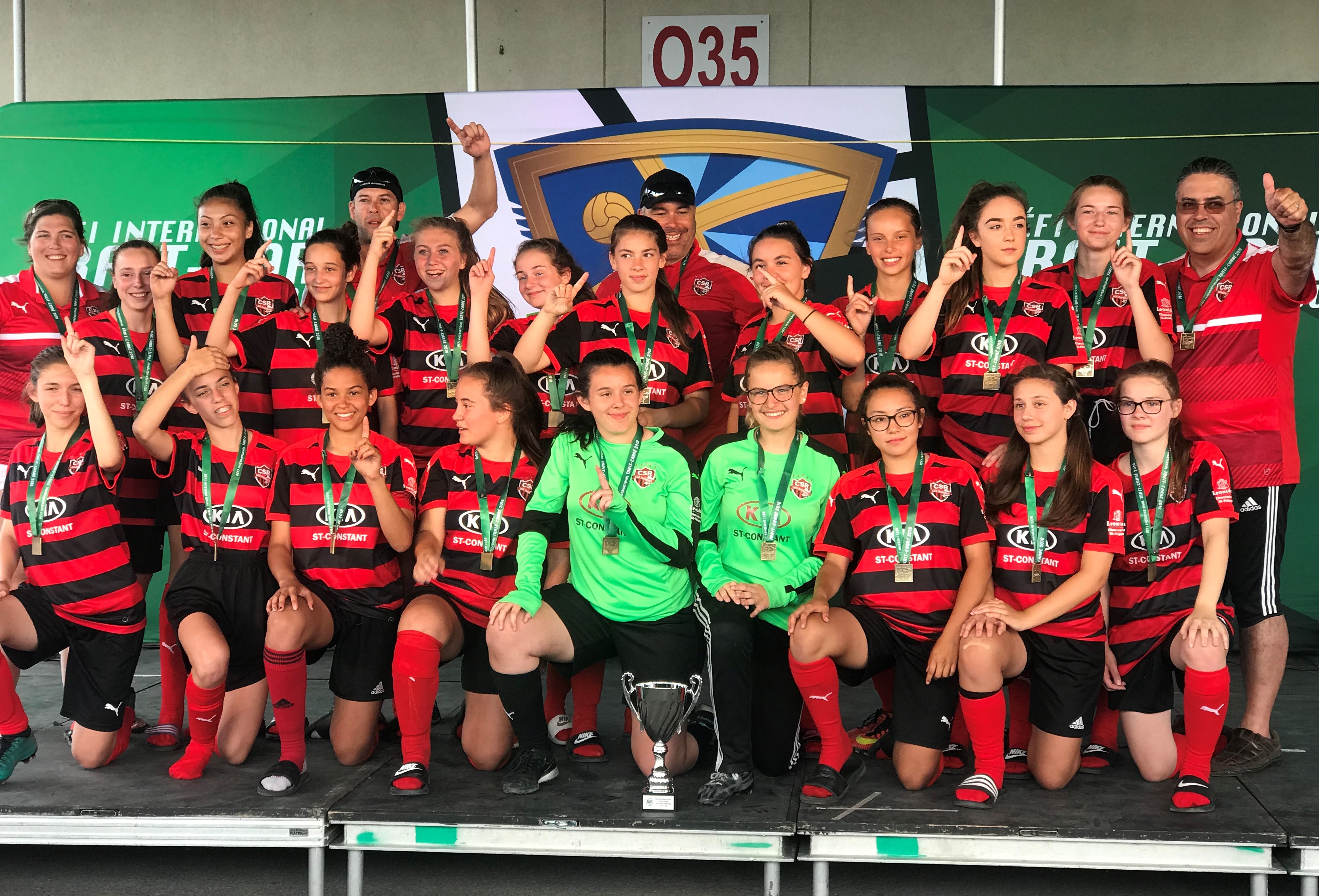 L’équipe de soccer U15 AA s’illustre à Québec
