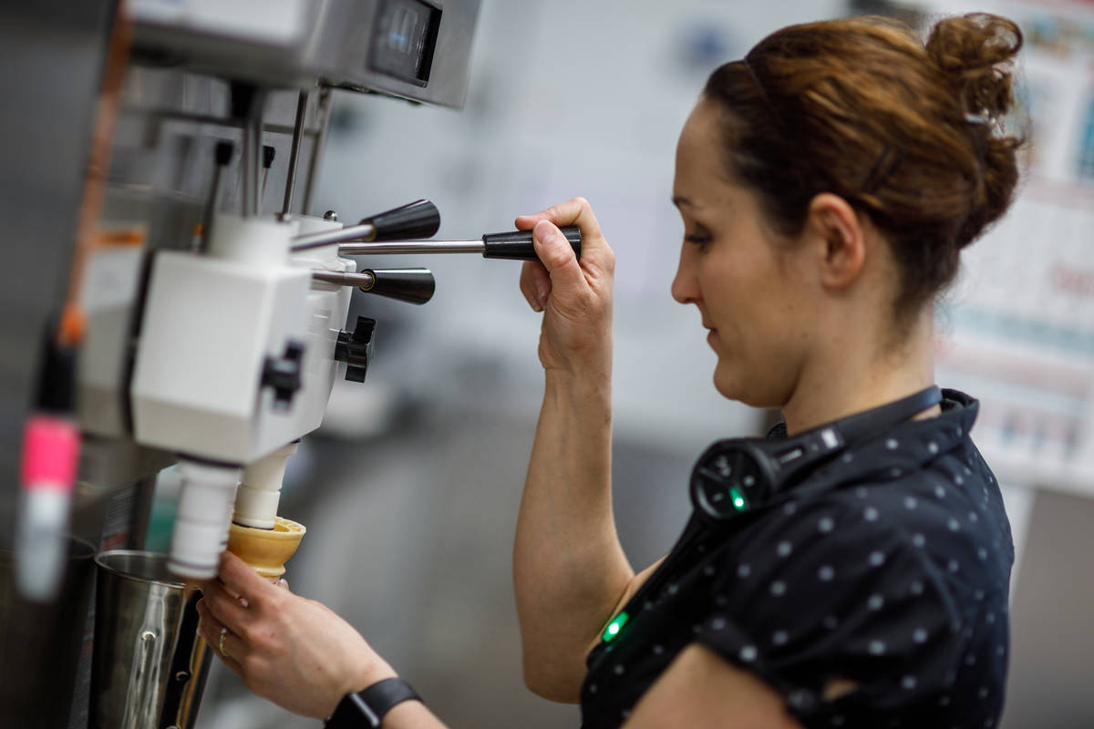 Une école de la crème glacée molle à La Prairie