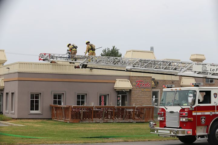 Incendie au Resto du parc : le compresseur d’un réfrigérateur en cause