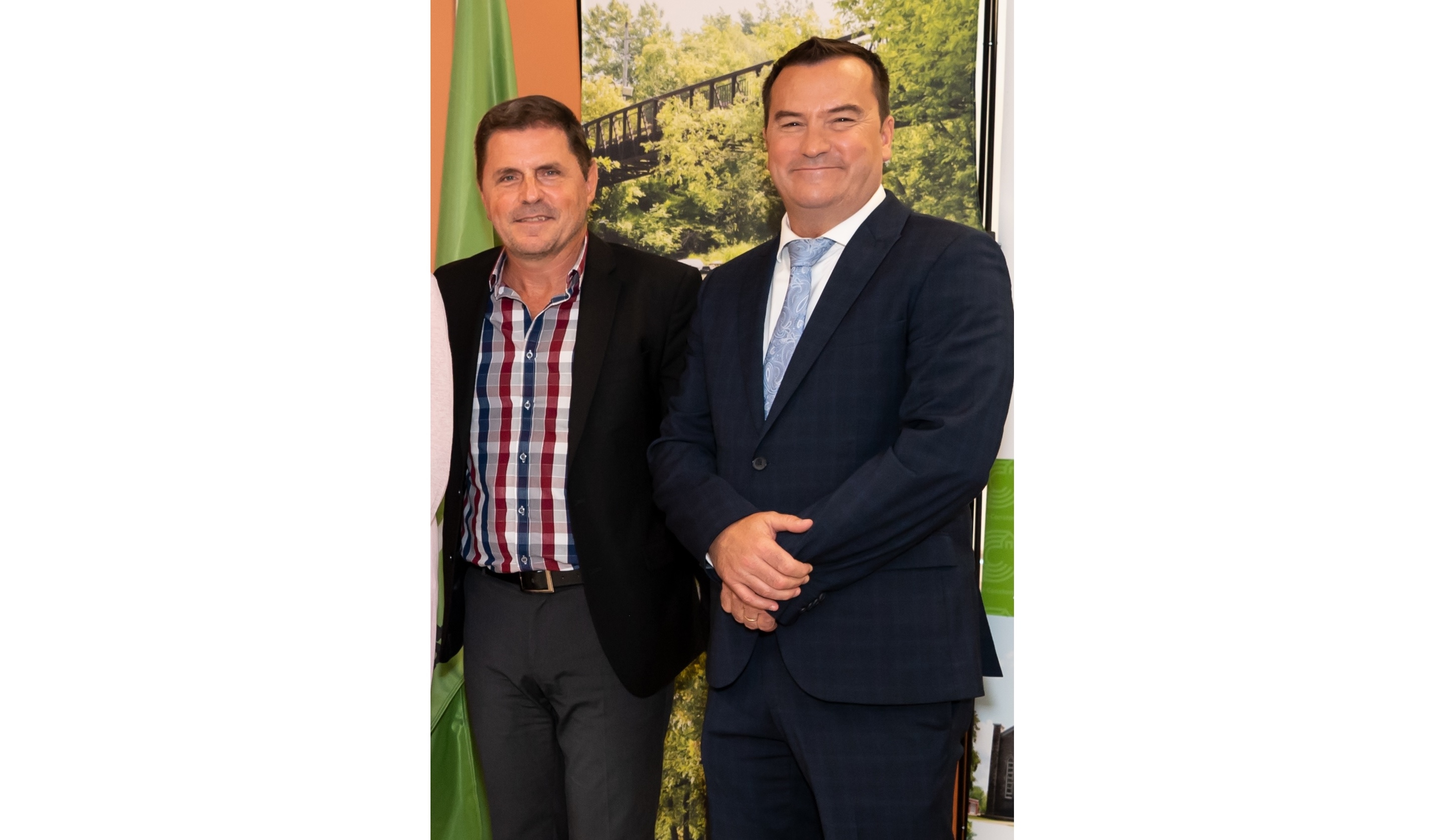 Jean-Claude Boyer rend hommage au député sortant et candidat Alain Therrien