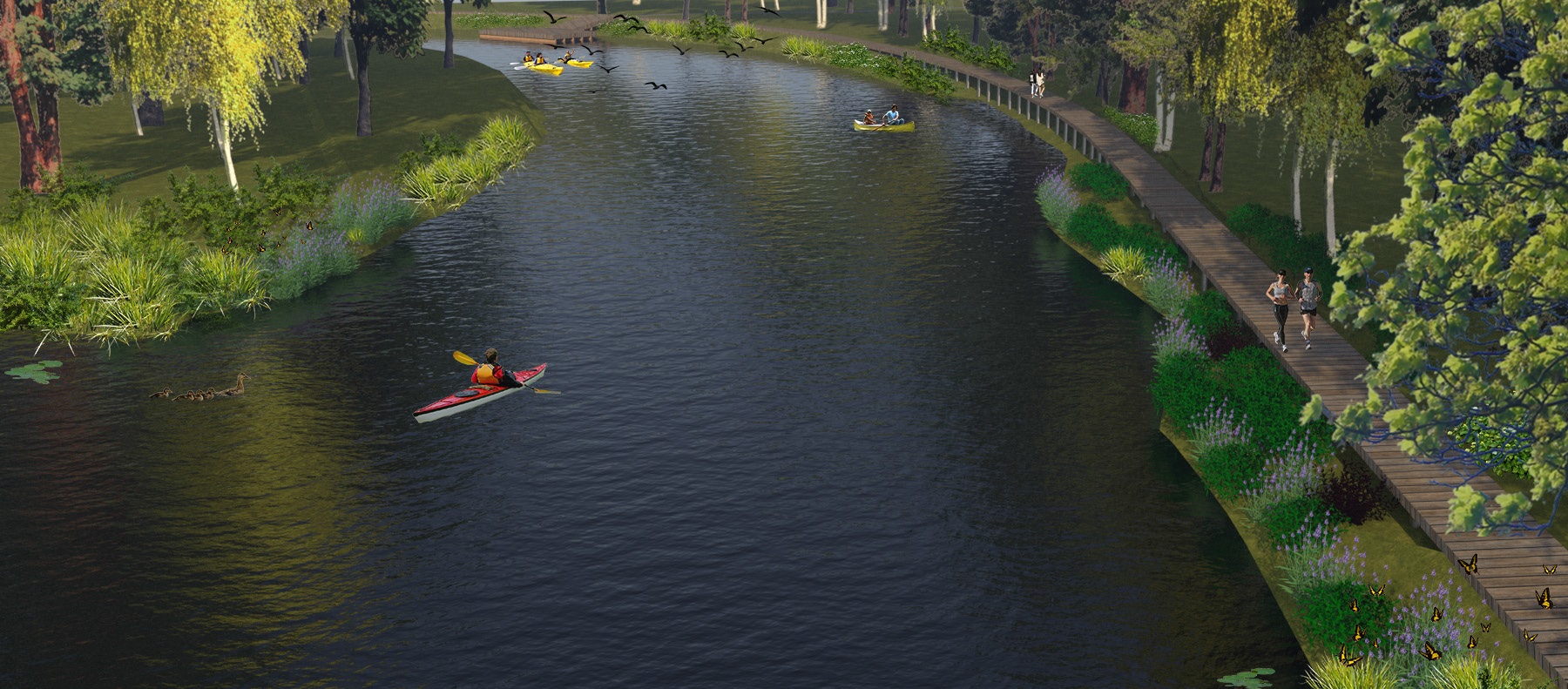 Candiac : les propriétaires riverains ne veulent pas de sentier dans leur cours