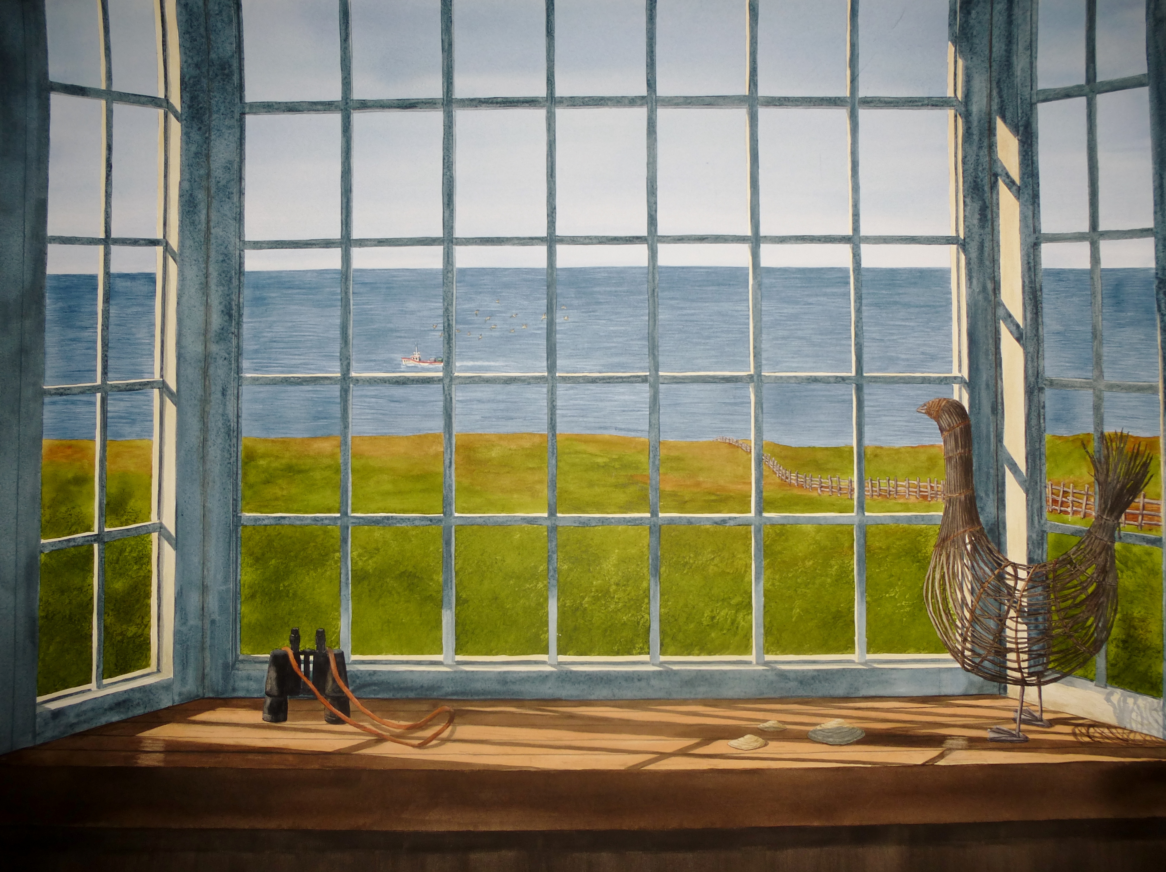 L’eau et la lumière en vedette dans une exposition d’aquarelles à La Prairie