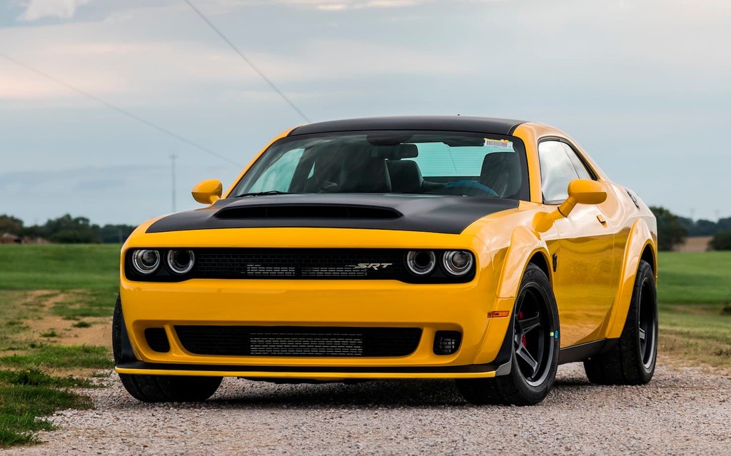 Le pilote américain Michael Andretti vend sa Dodge Challenger SRT Demon